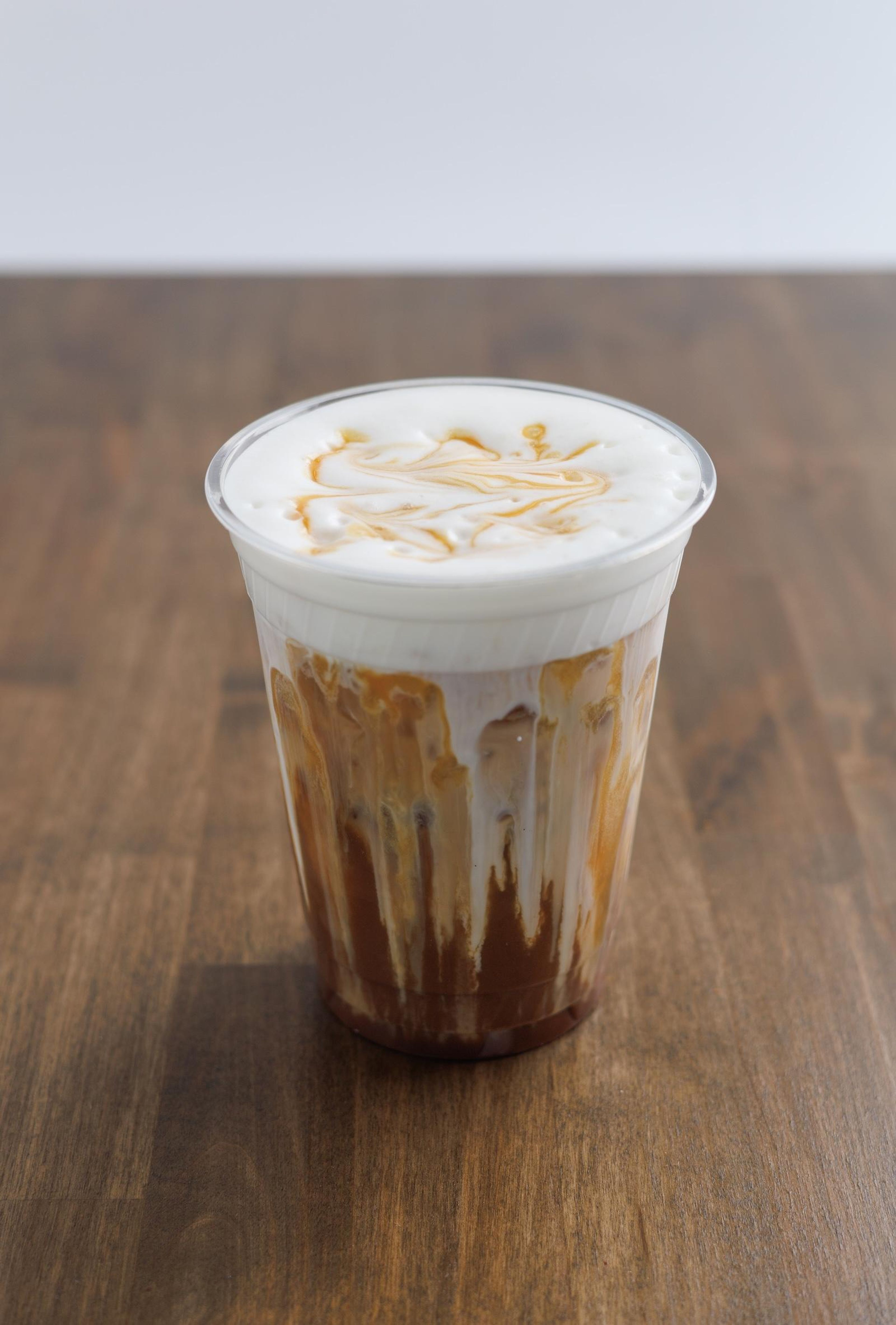 16 oz Salted Caramel Cold Brew.