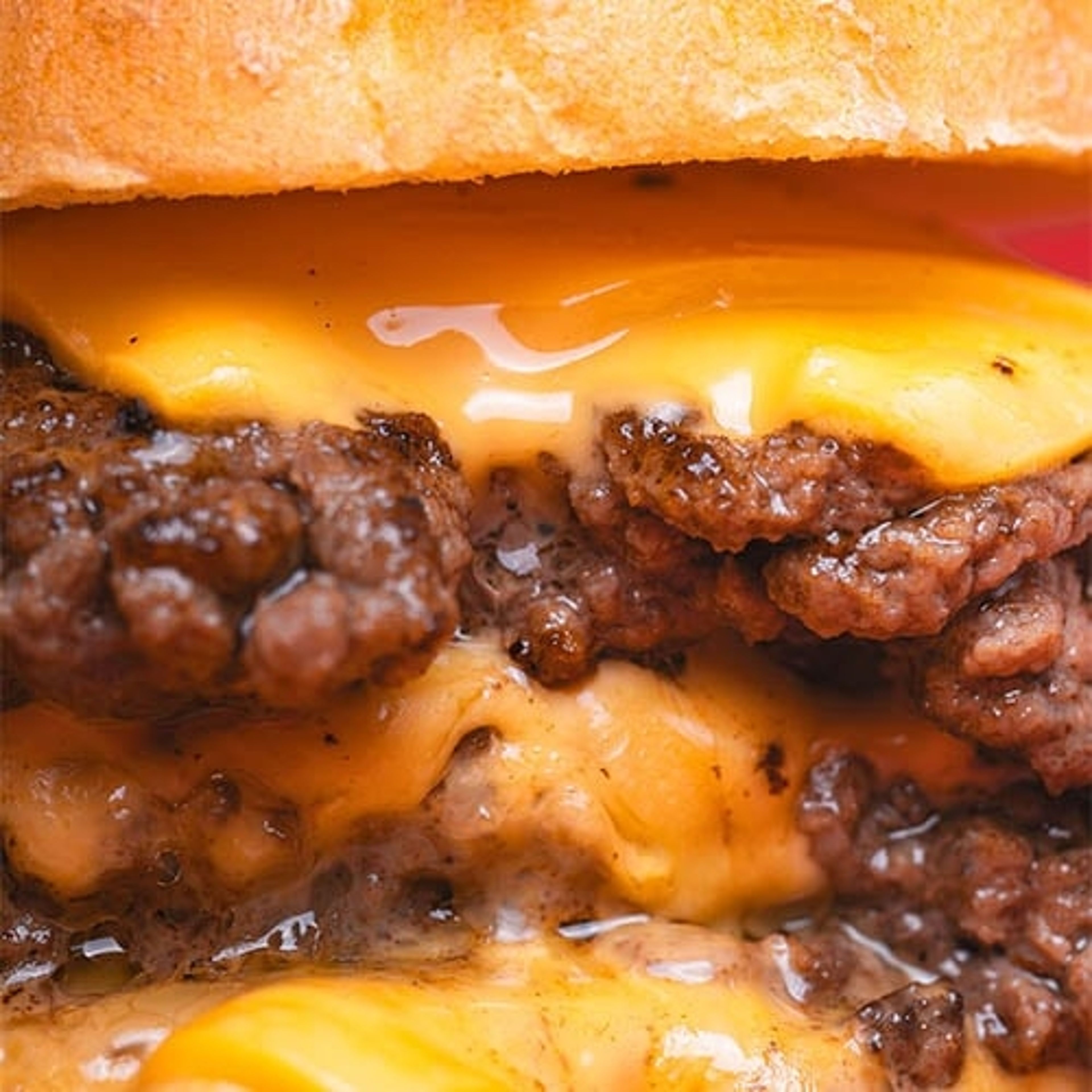 Pulled Pork Burger with Fries.