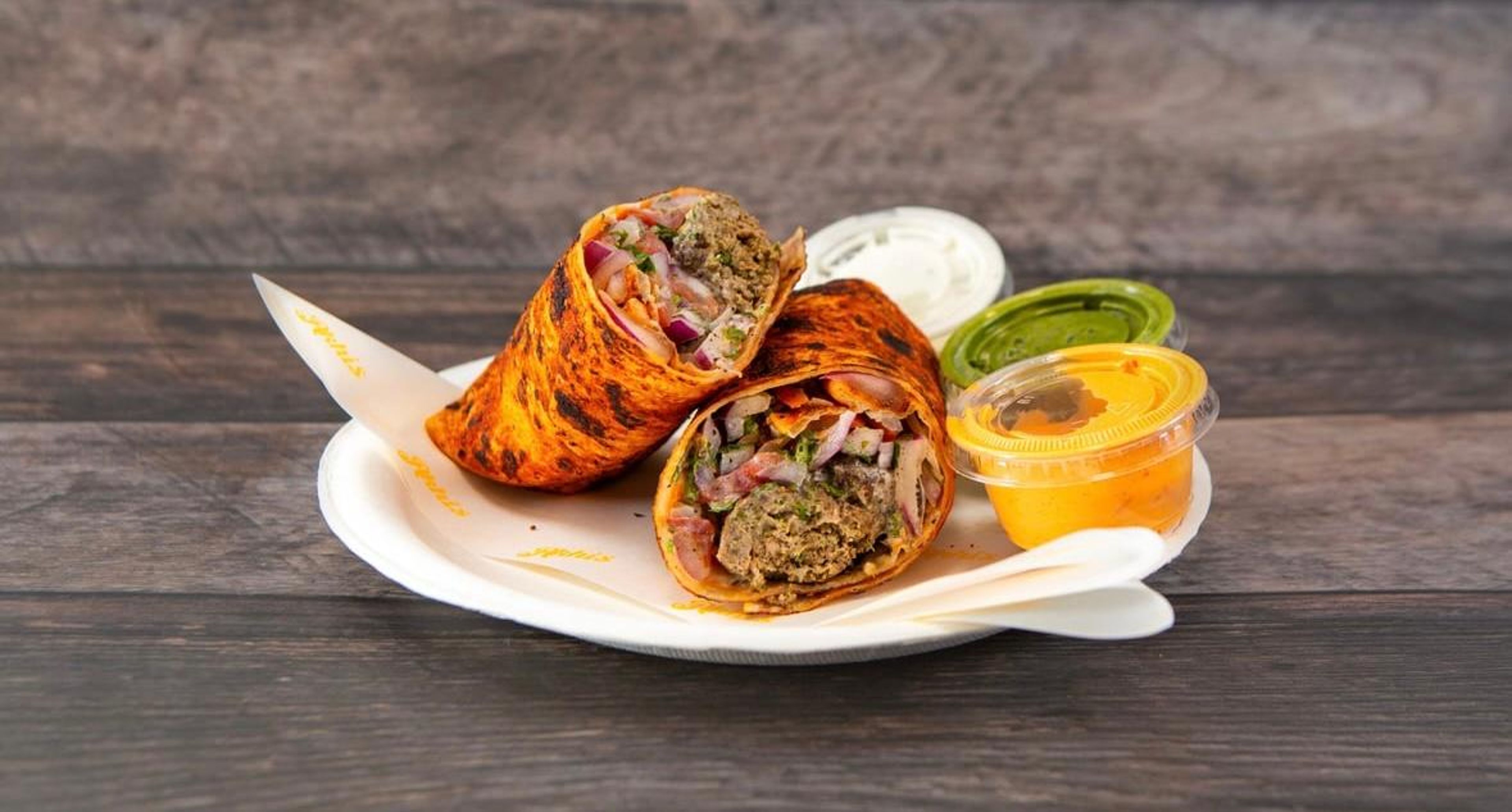 Beef Koobideh Wrap.