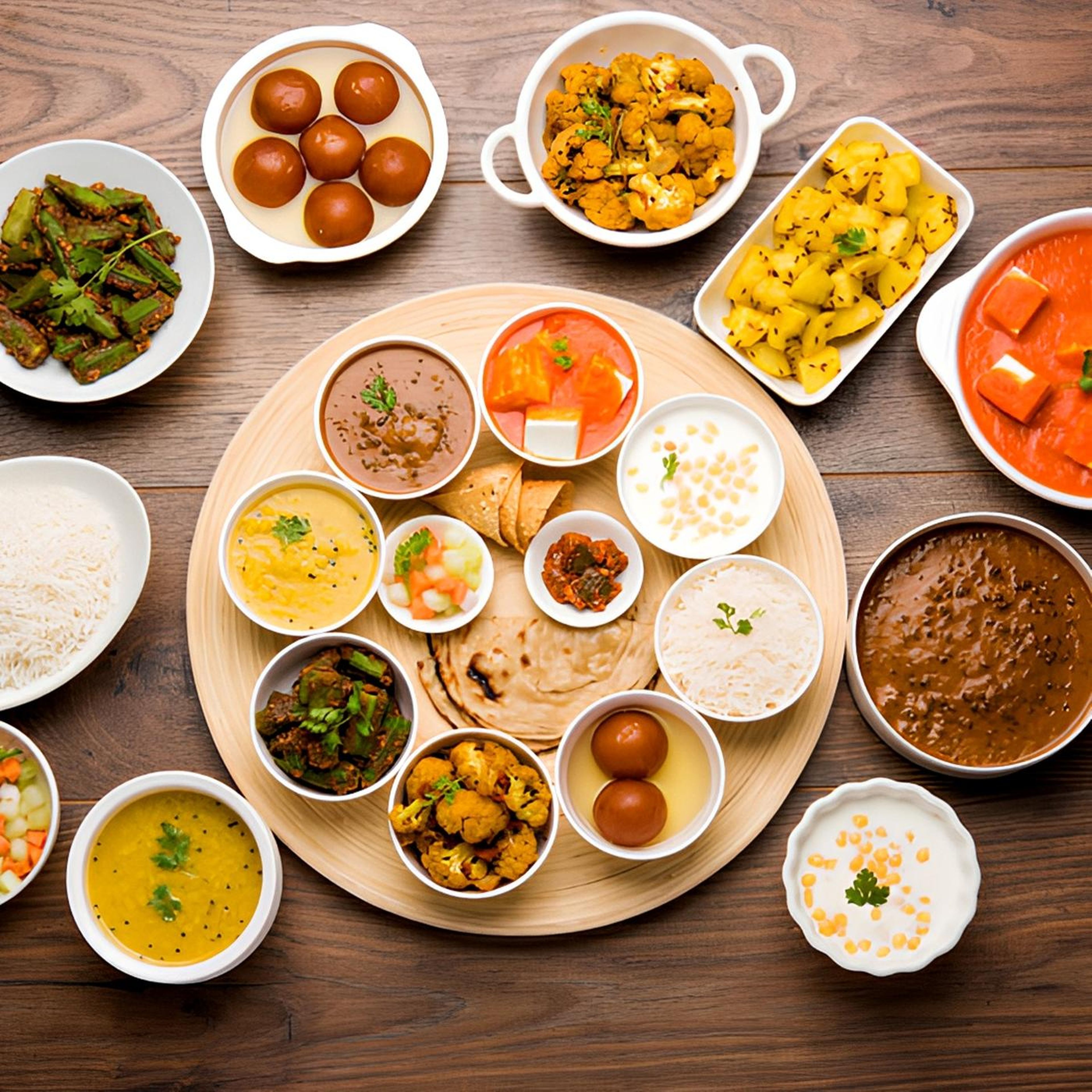 Veg Thali.
