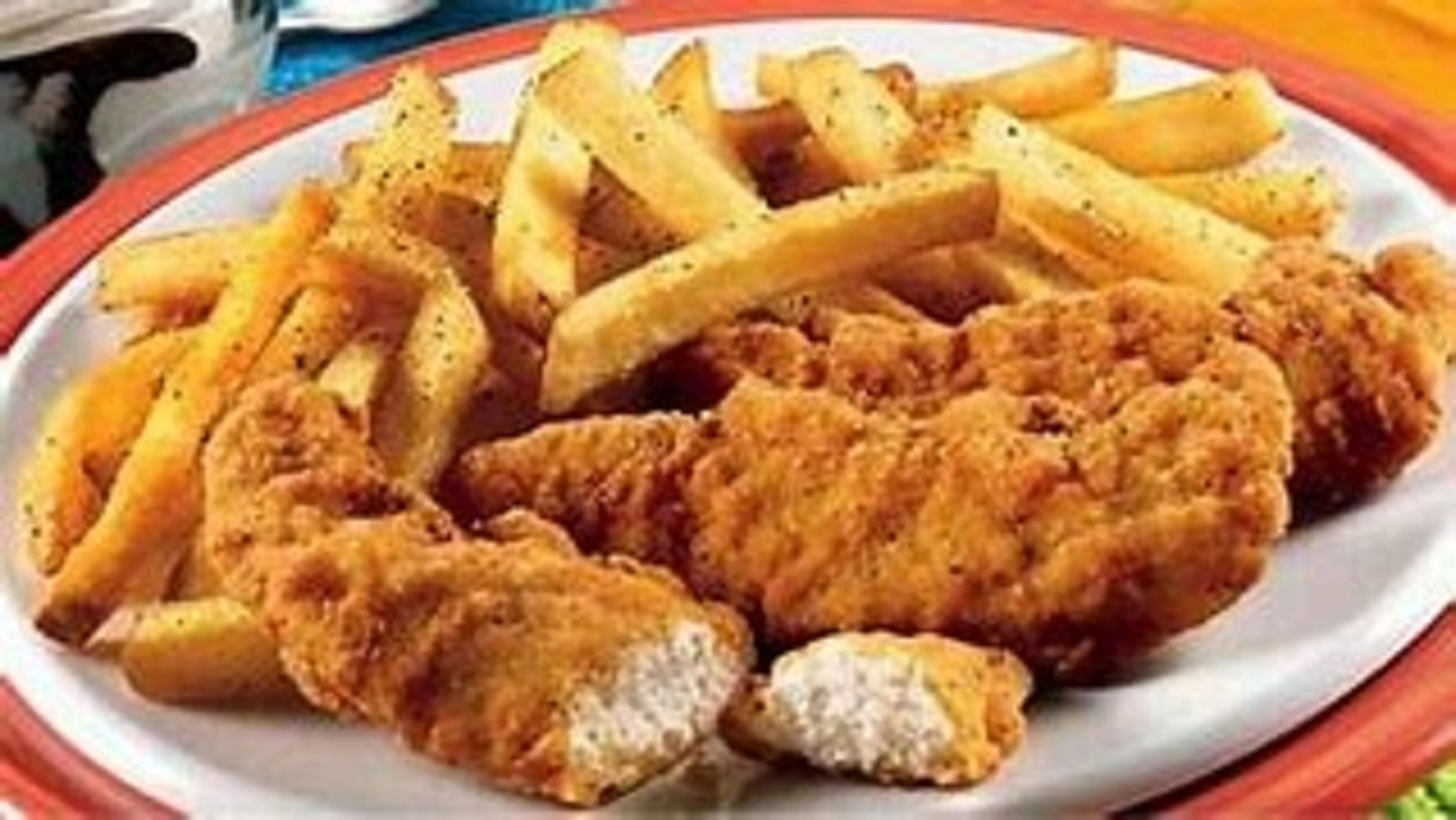 3 Chicken Tender Fry Basket.