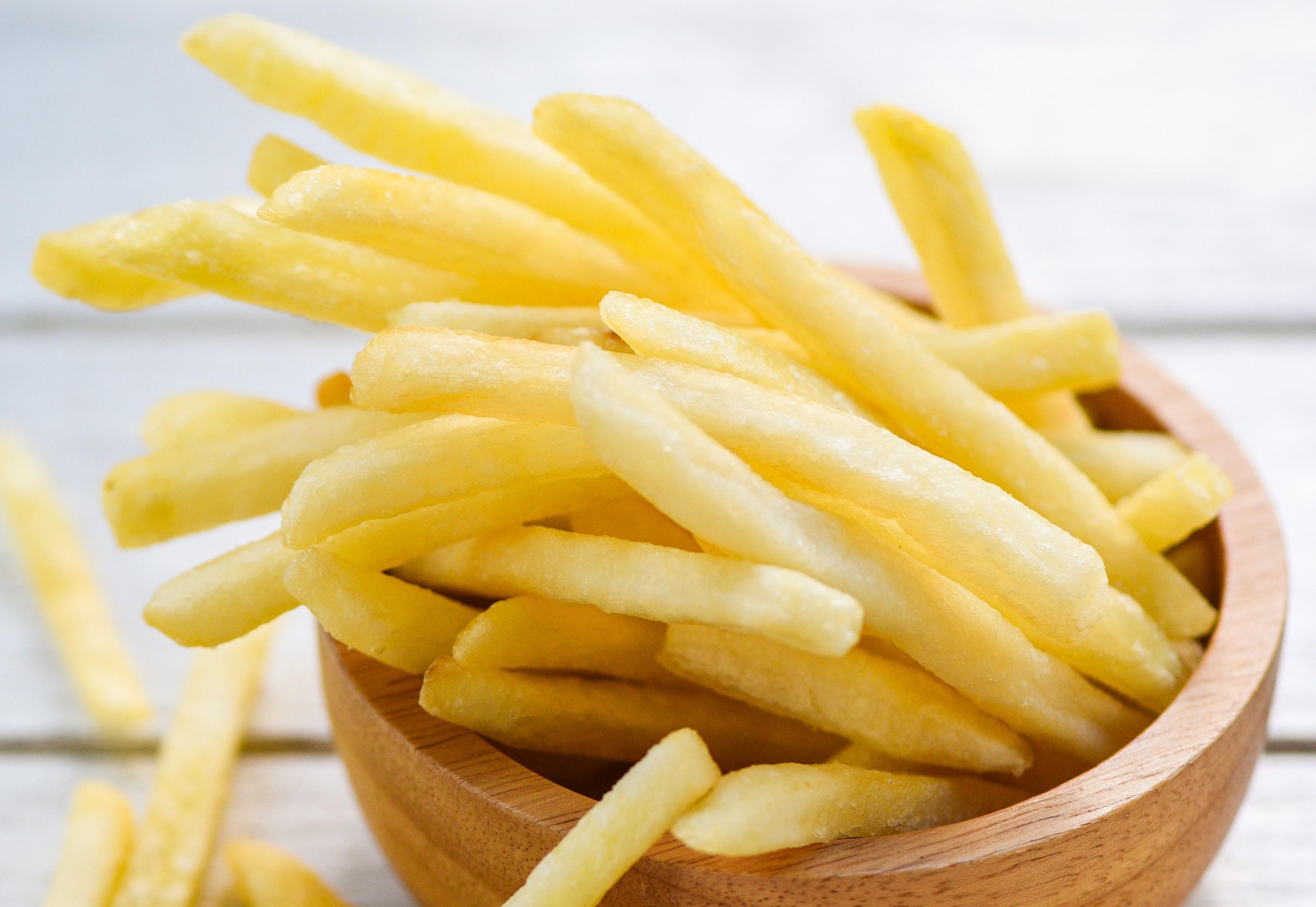 Hand Cut Fries.