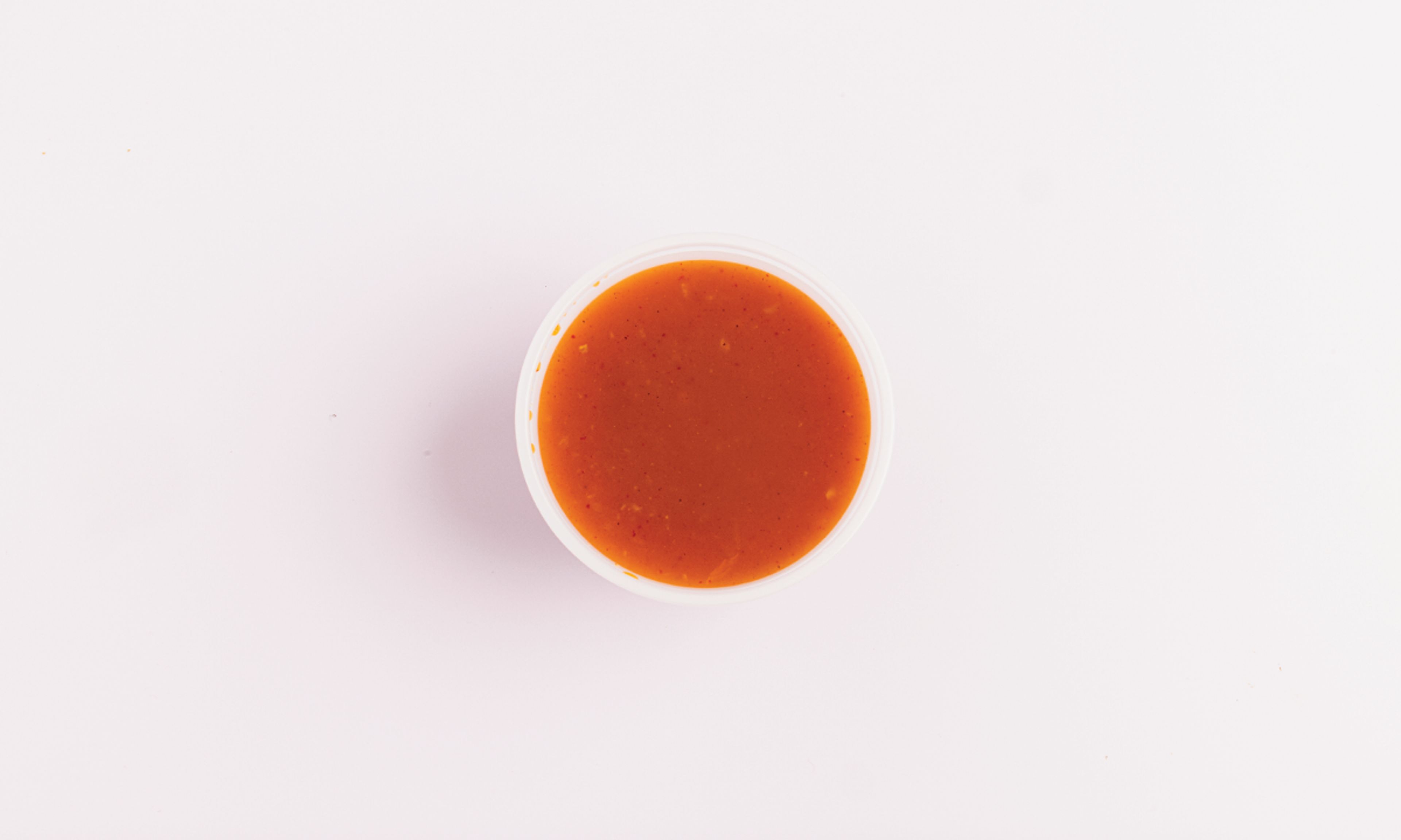 *Hot Korean Sweet Chili (Spicy Level 2) - on the side.