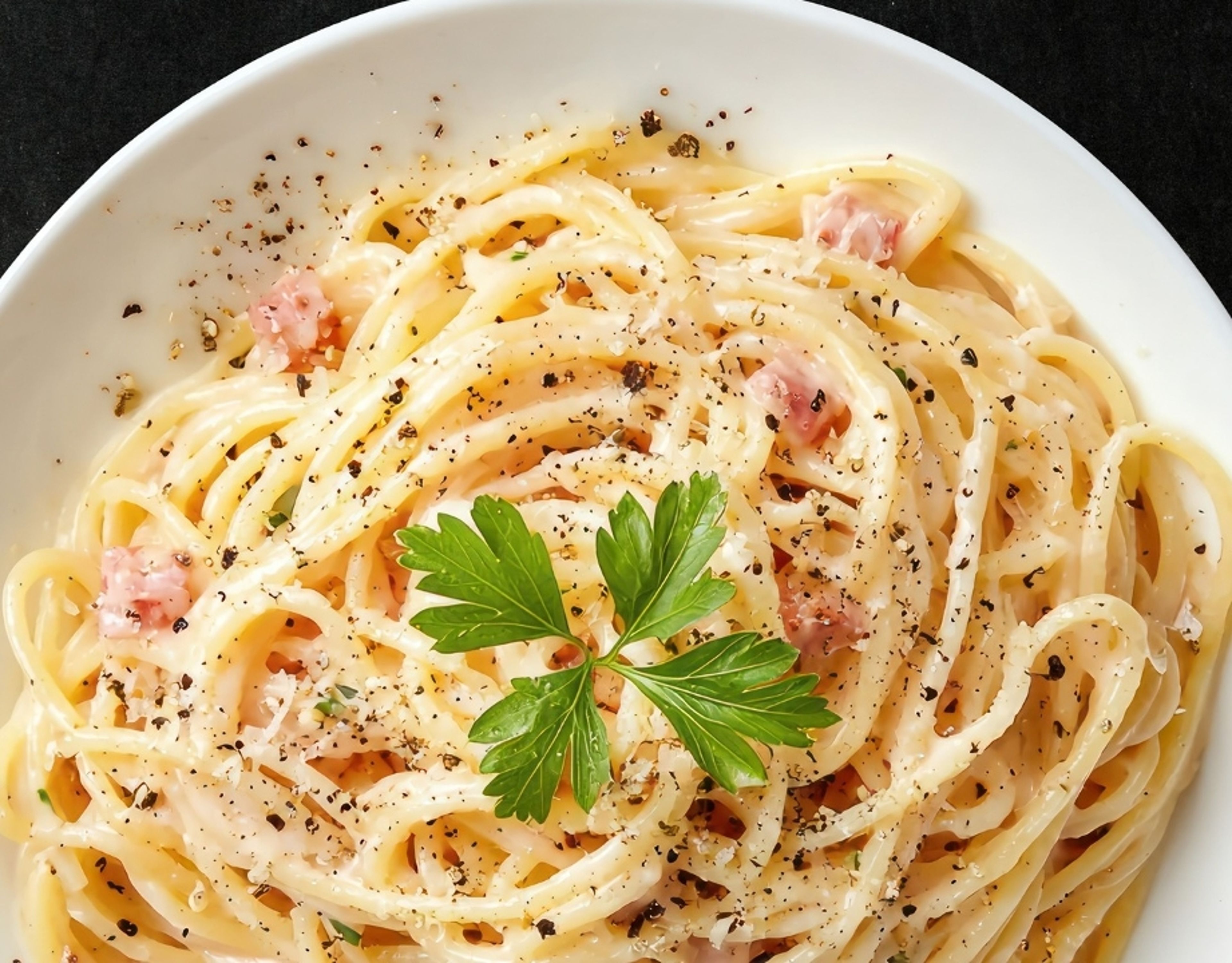 Spaghetti Carbonara.