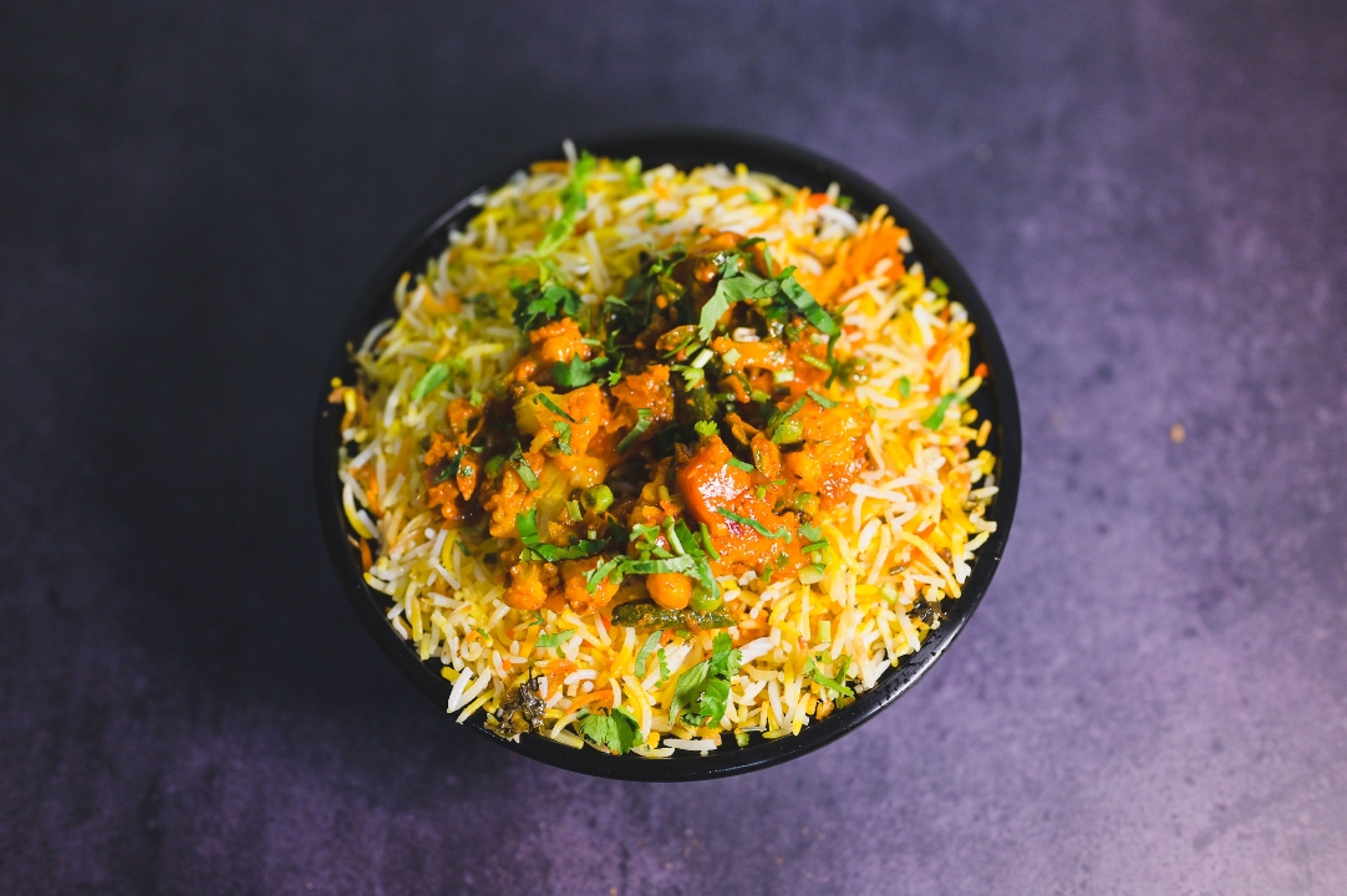 Vegetable Biryani.