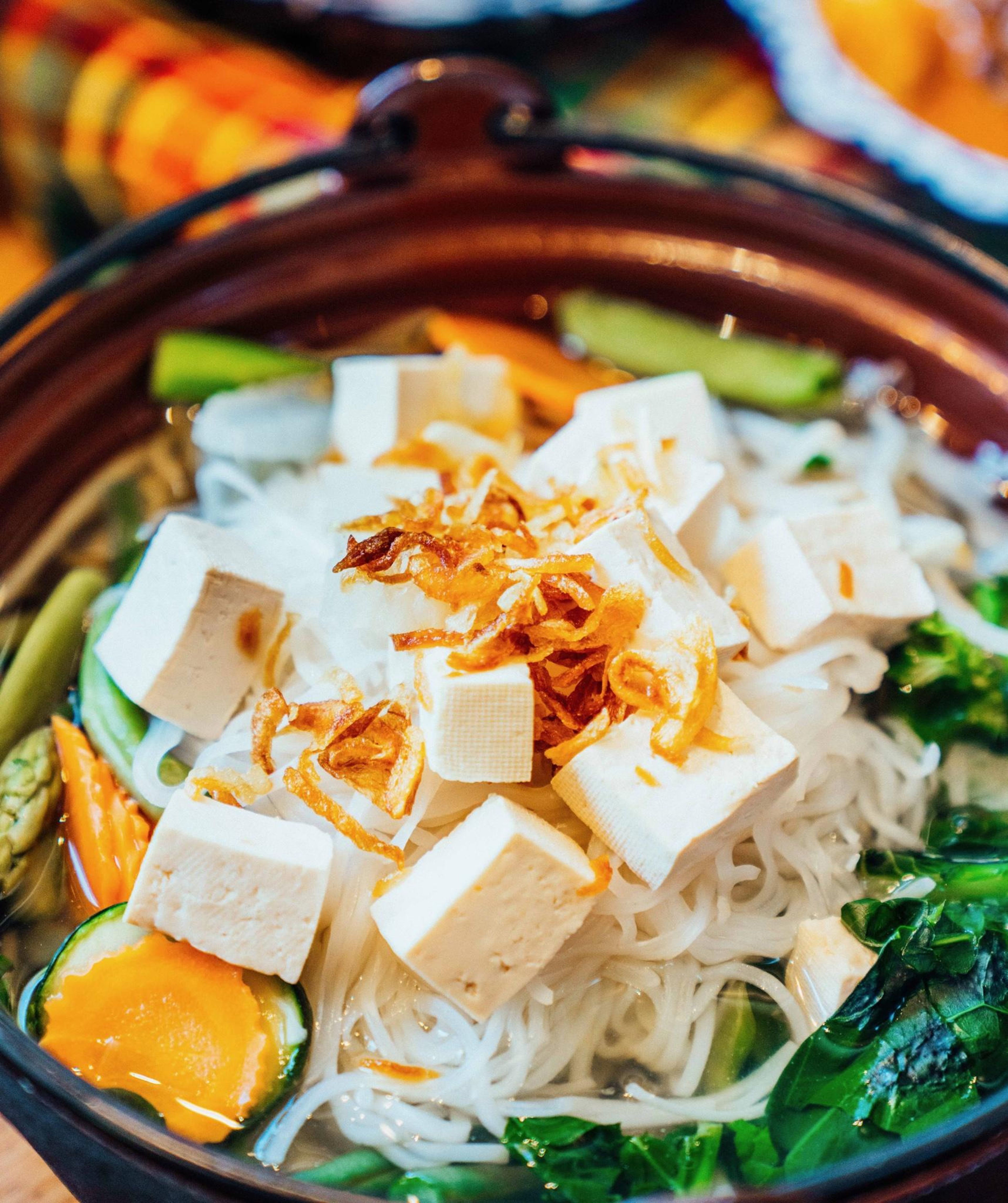 Tofu Noodle Soup..