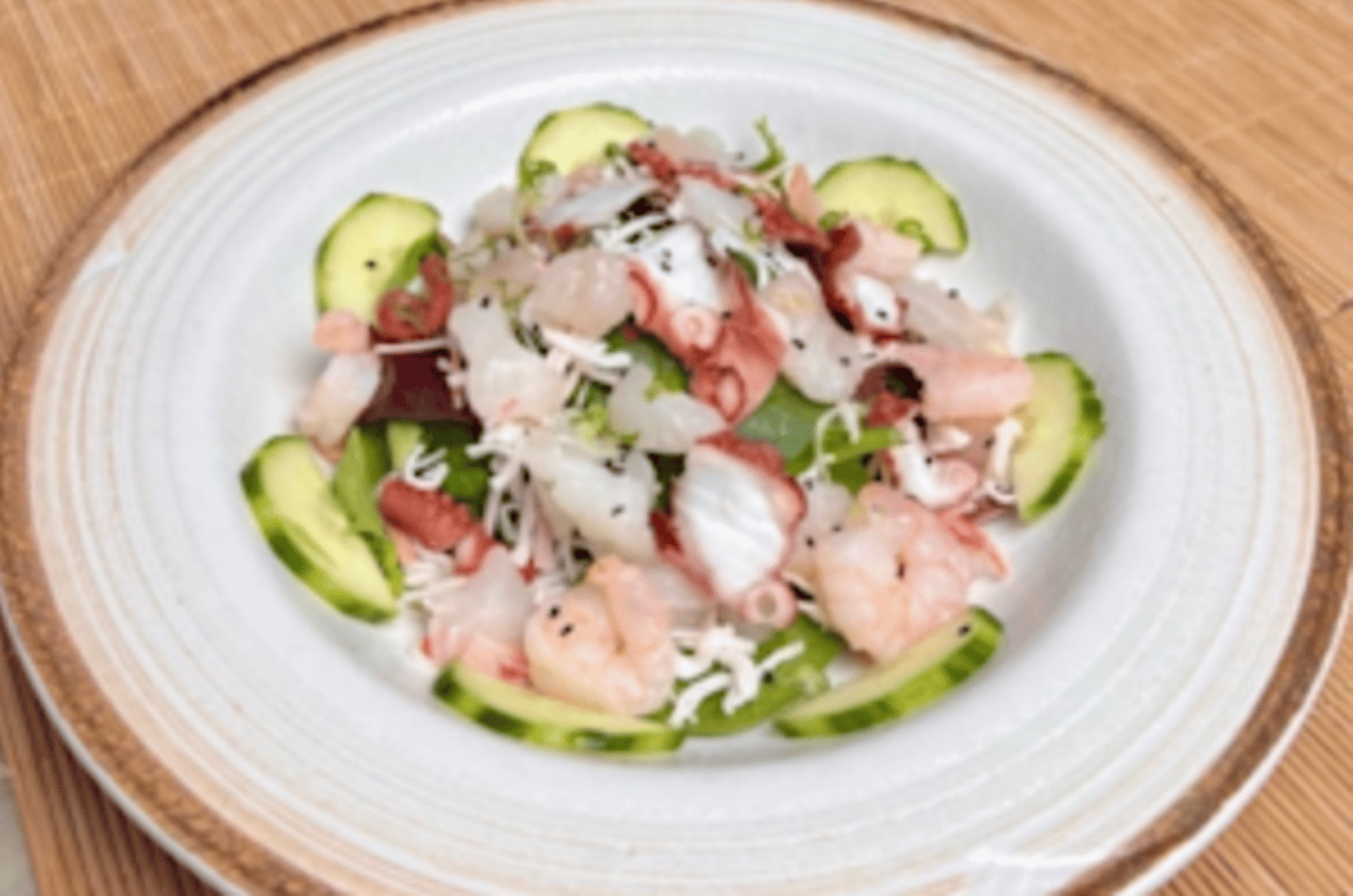 Wasabi Seafood salad.