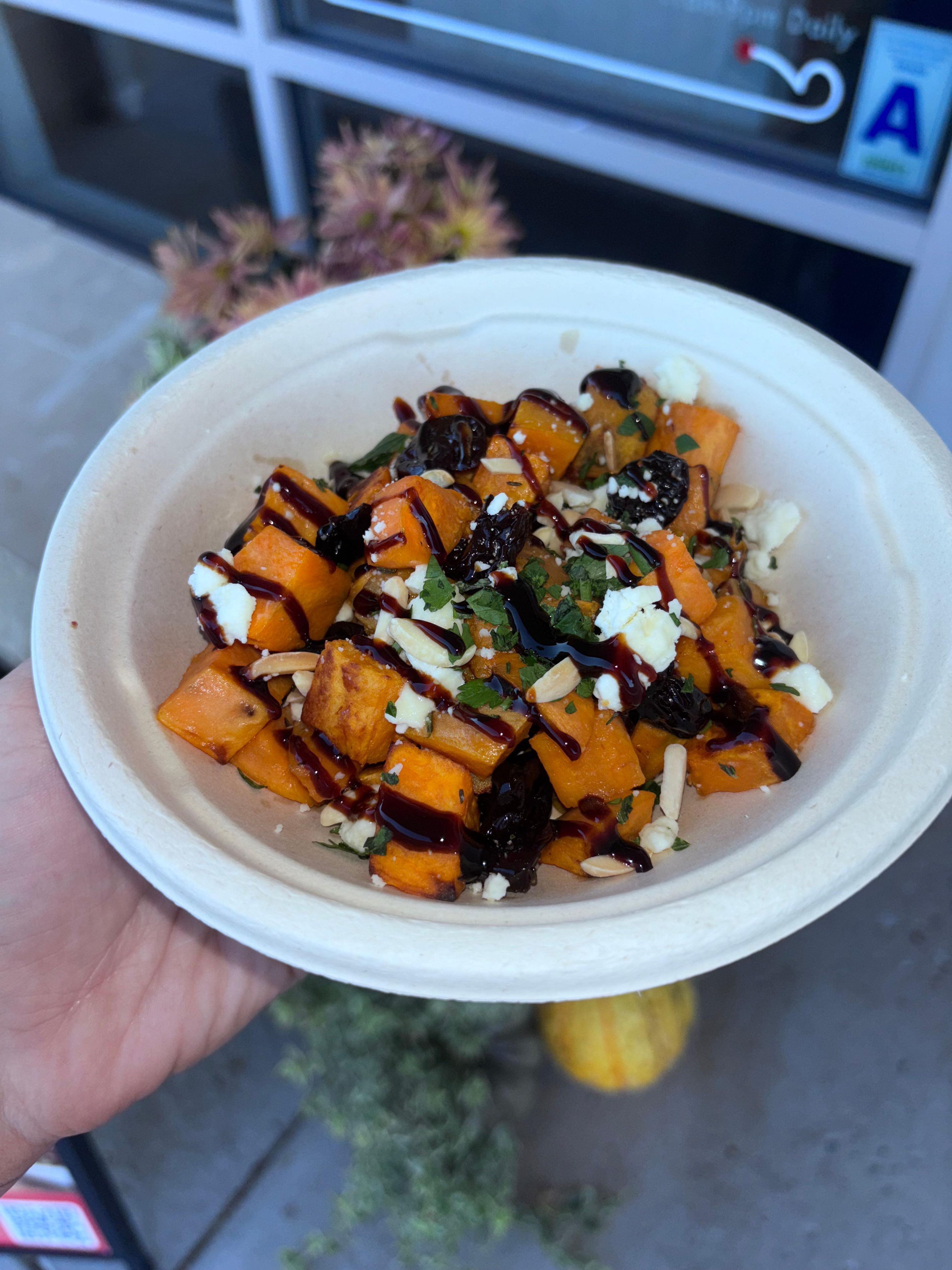 Roasted Sweet Potatoes.