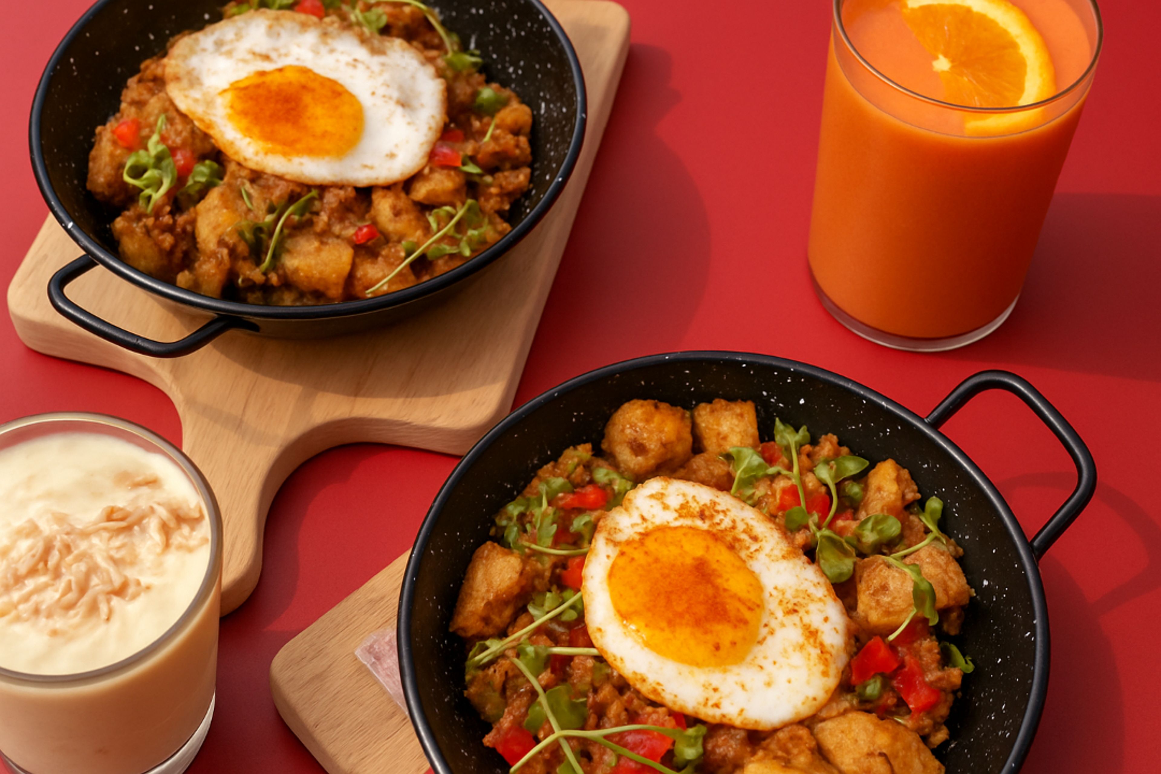 MOJO PORK YUCA HASH.