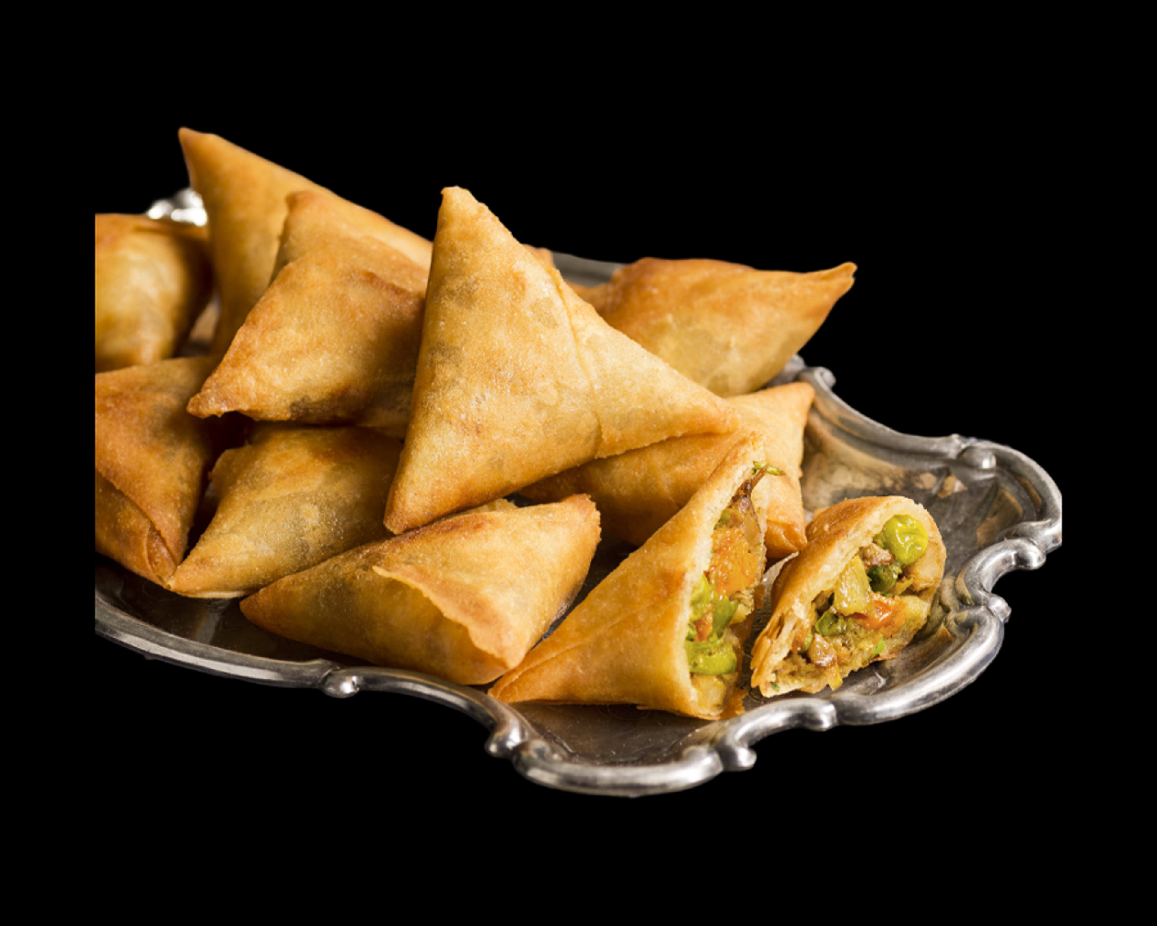 VEGGIE SAMOSAS.