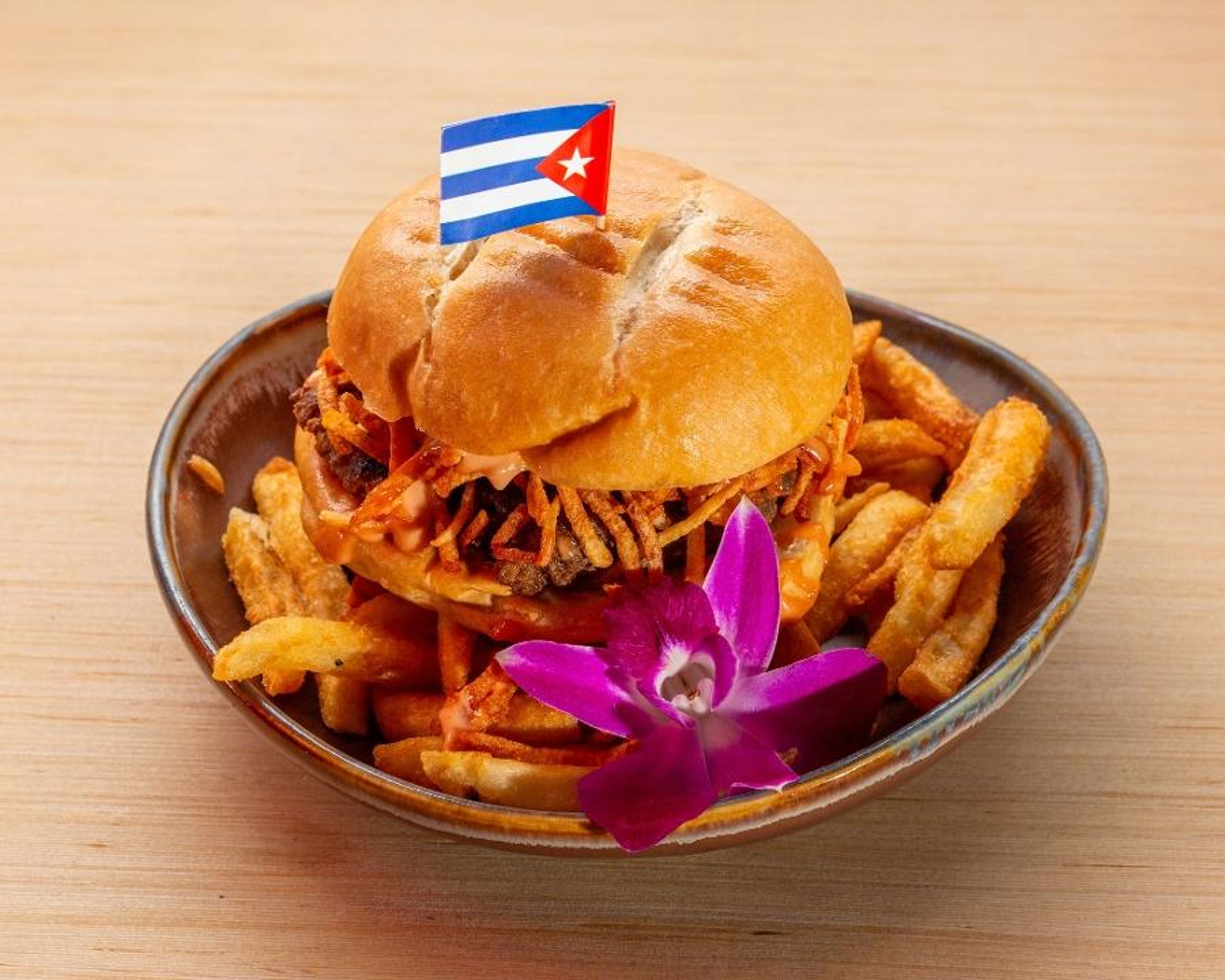 Frita Cubana Supreme Plate.