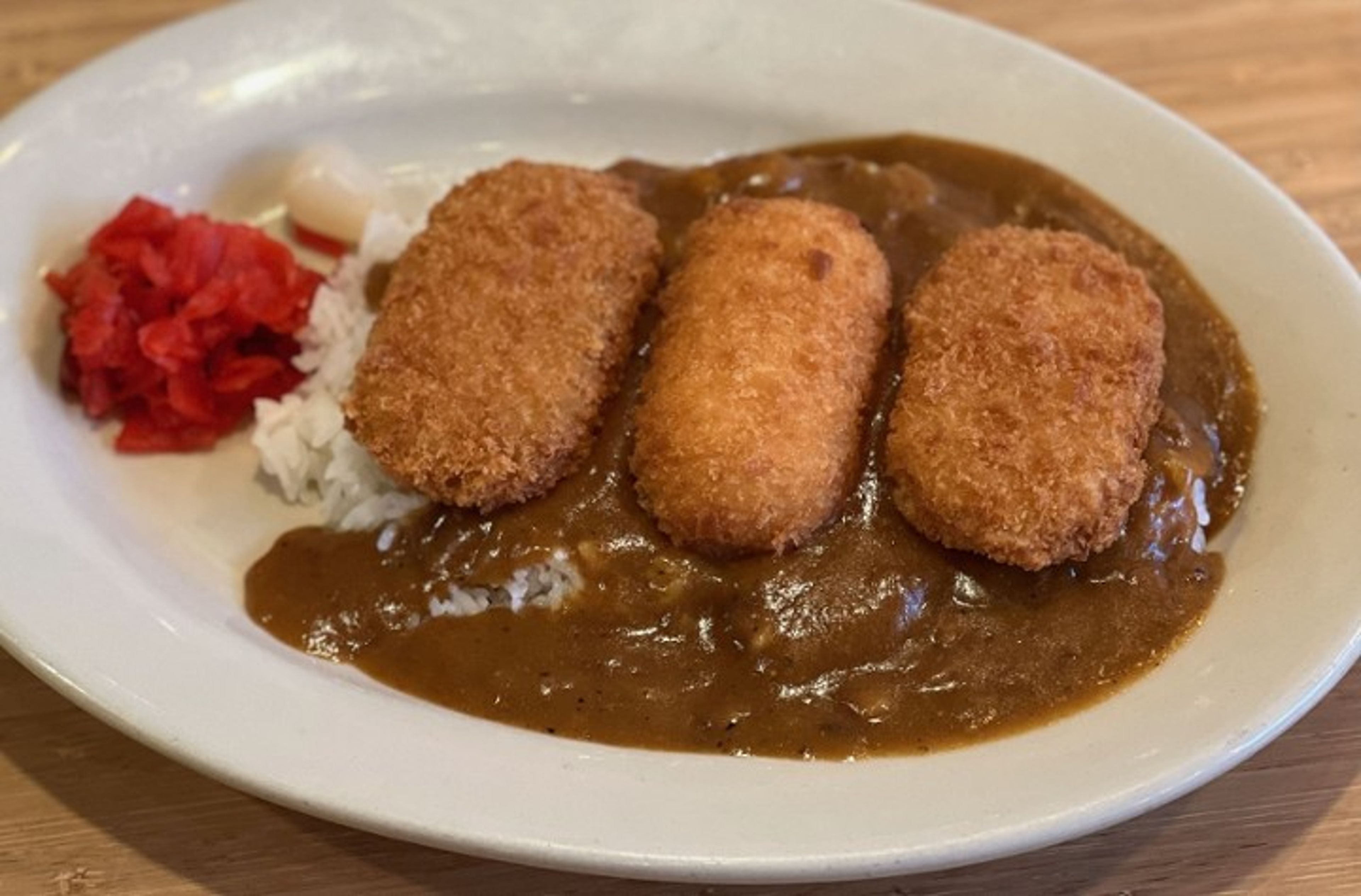 Triple Croquettes Curry.