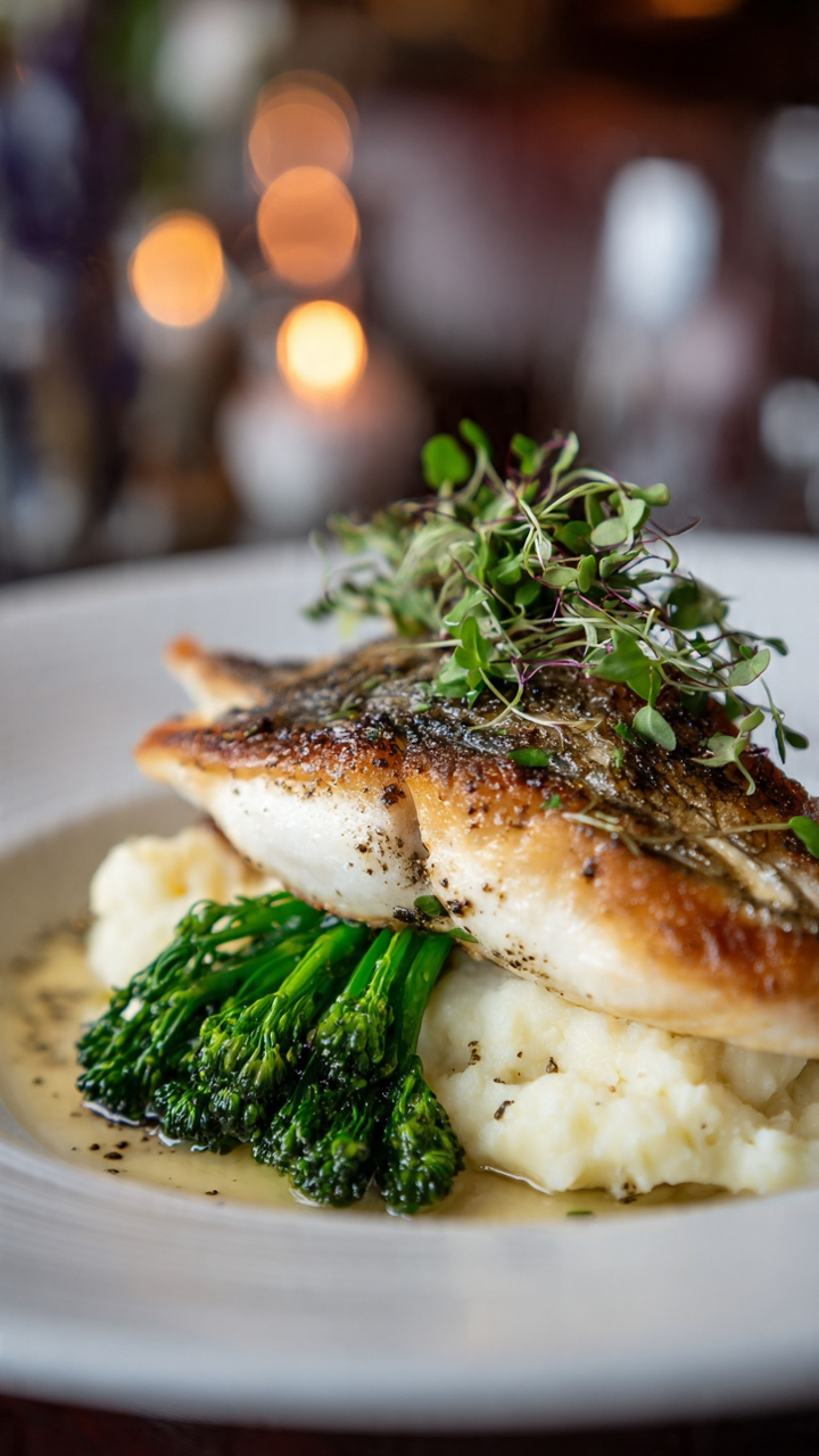 Truffle Drizzled Barramundi (NEW Item).