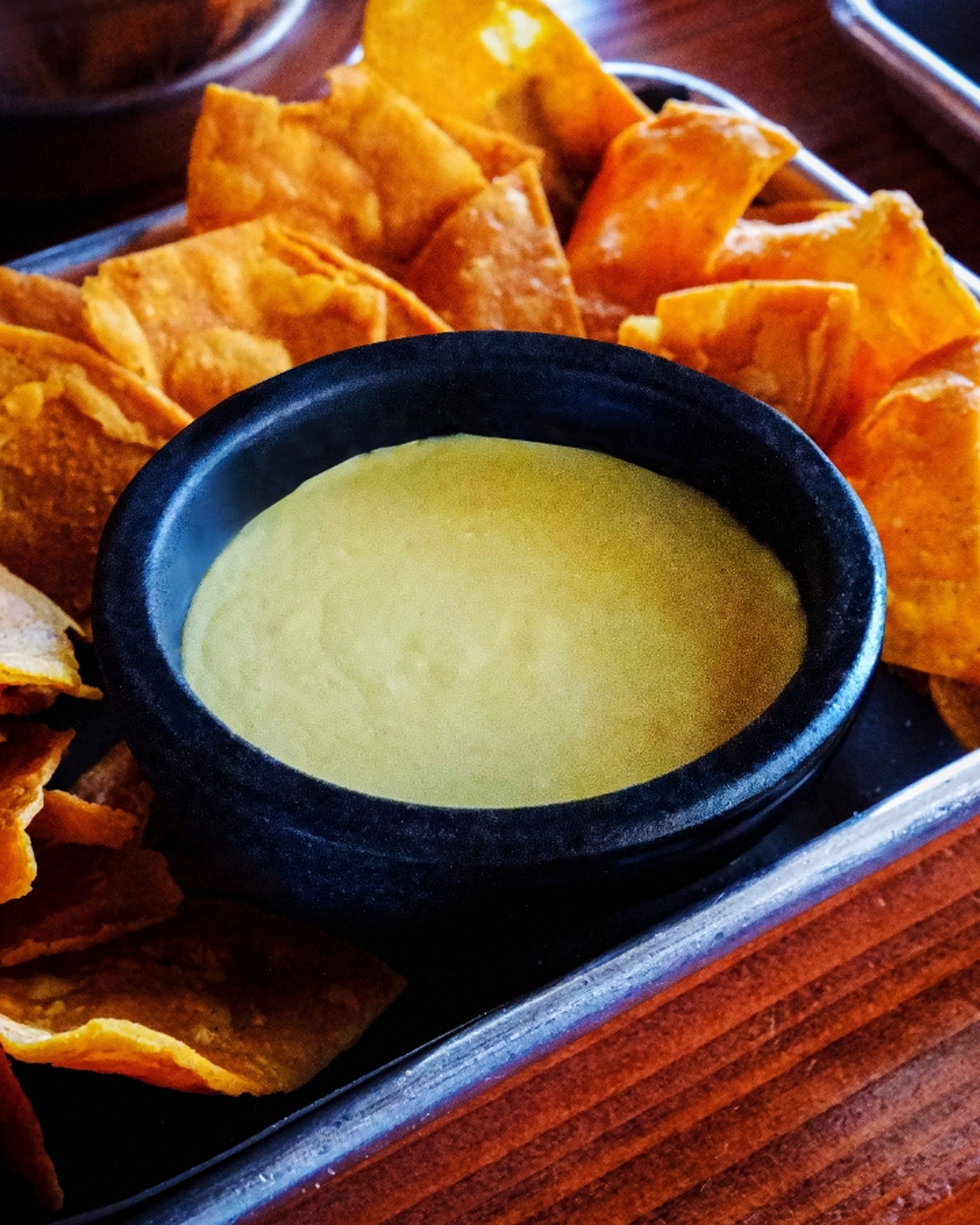 CHIPS & CHEESE SAUCE.