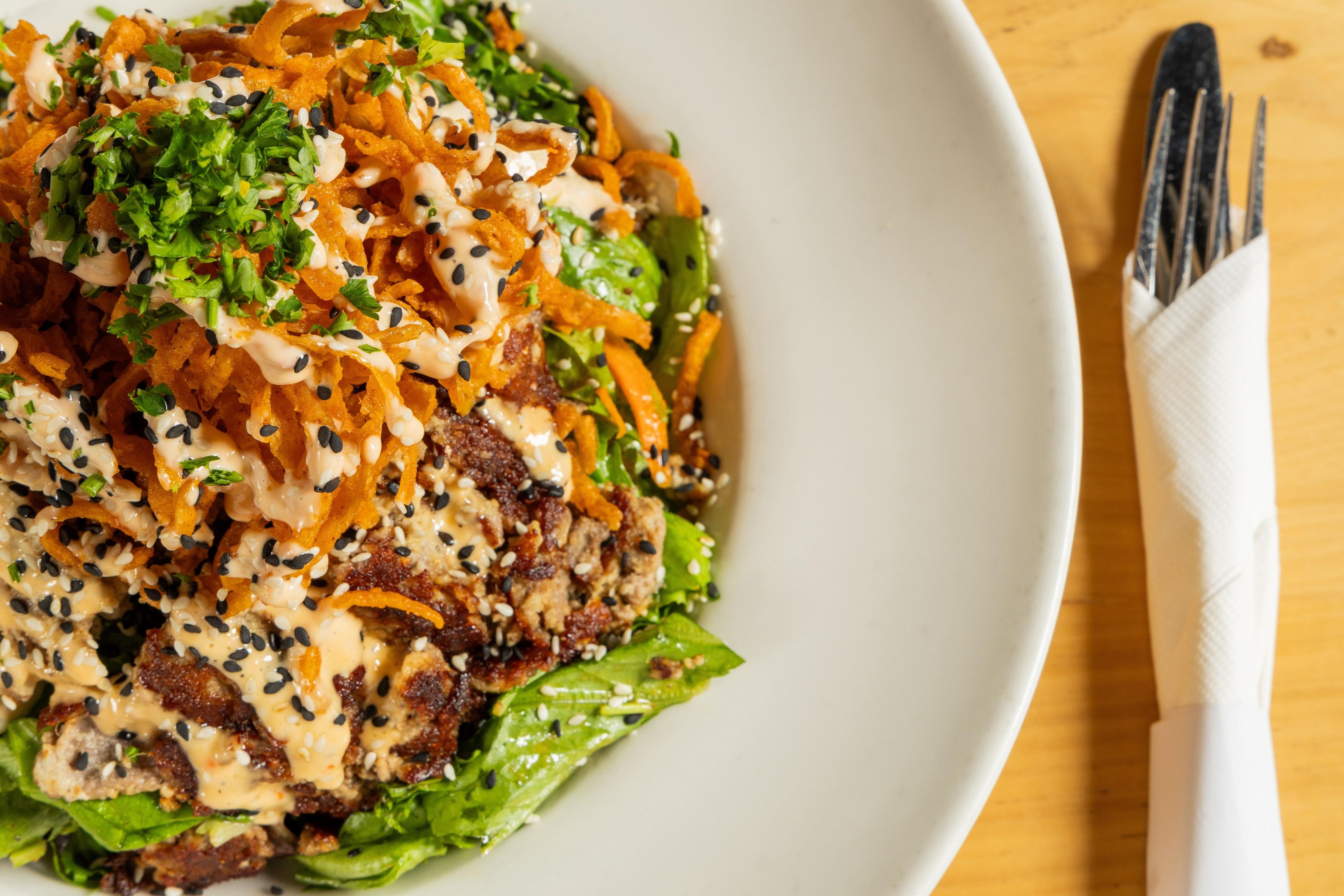 Ribeye Thai Beef Salad.