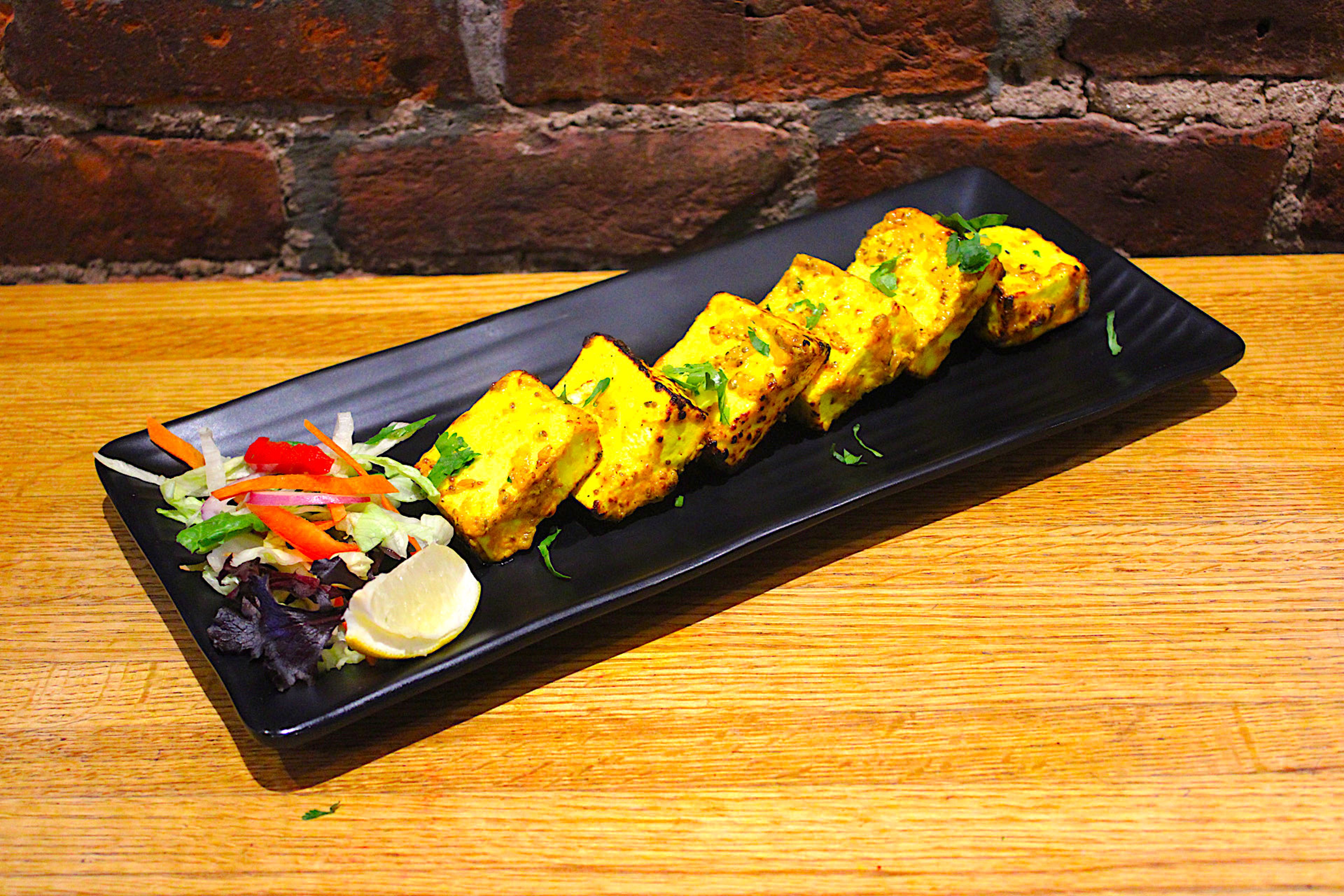 Kesari Paneer Tikka.