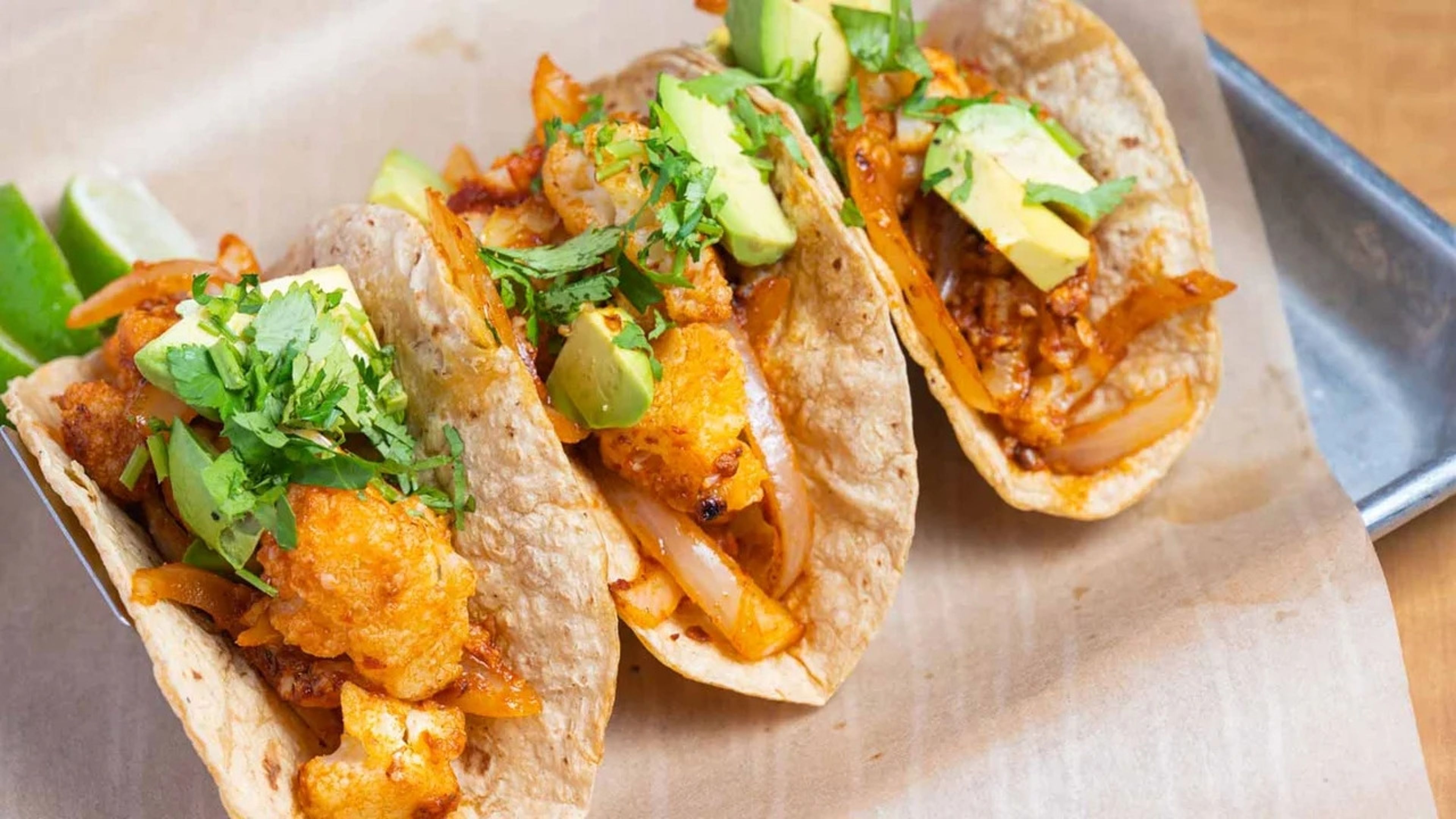 Chipotle Cauliflower Tacos.