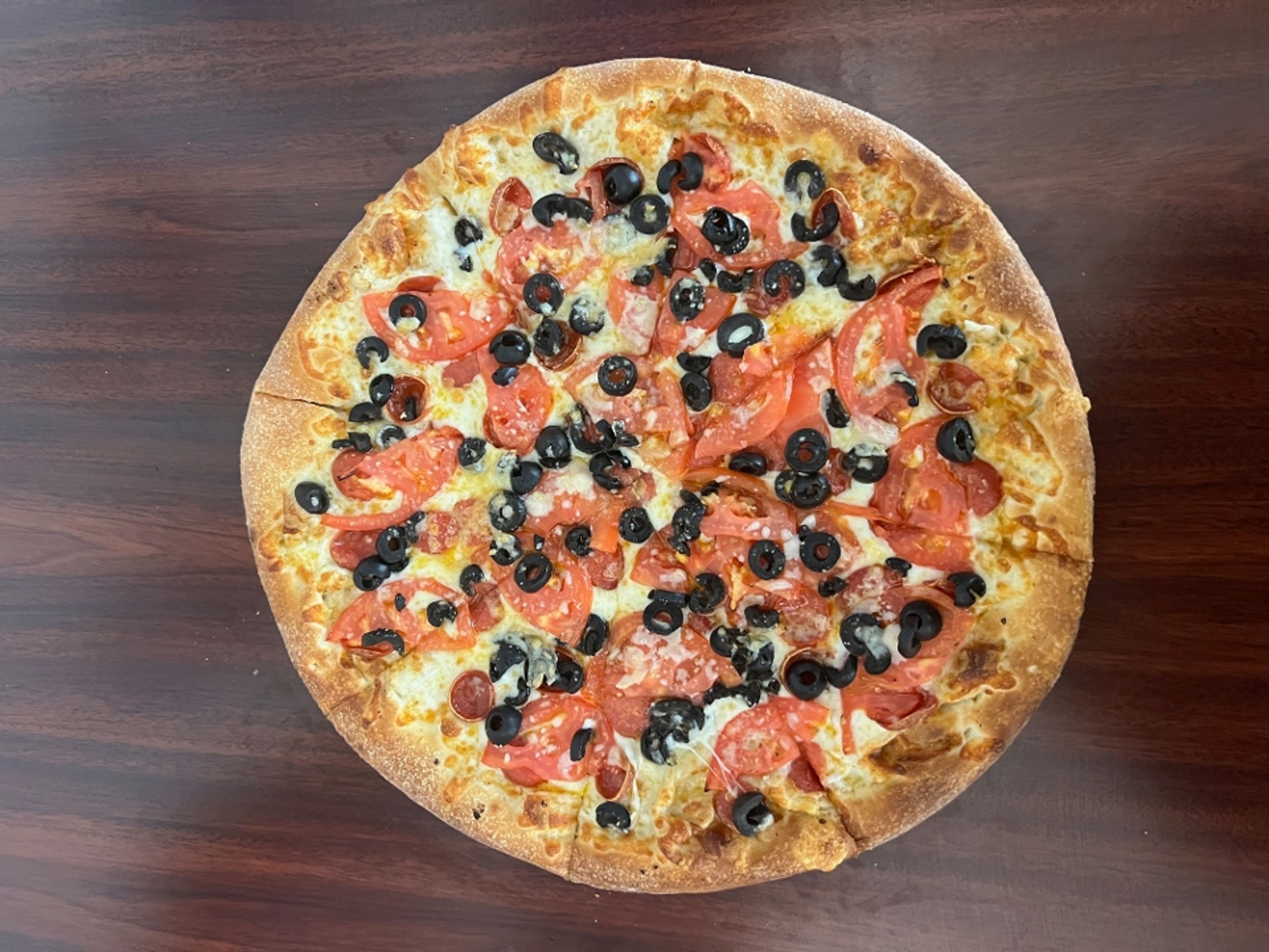 Pepperoni Margherita Pizza.