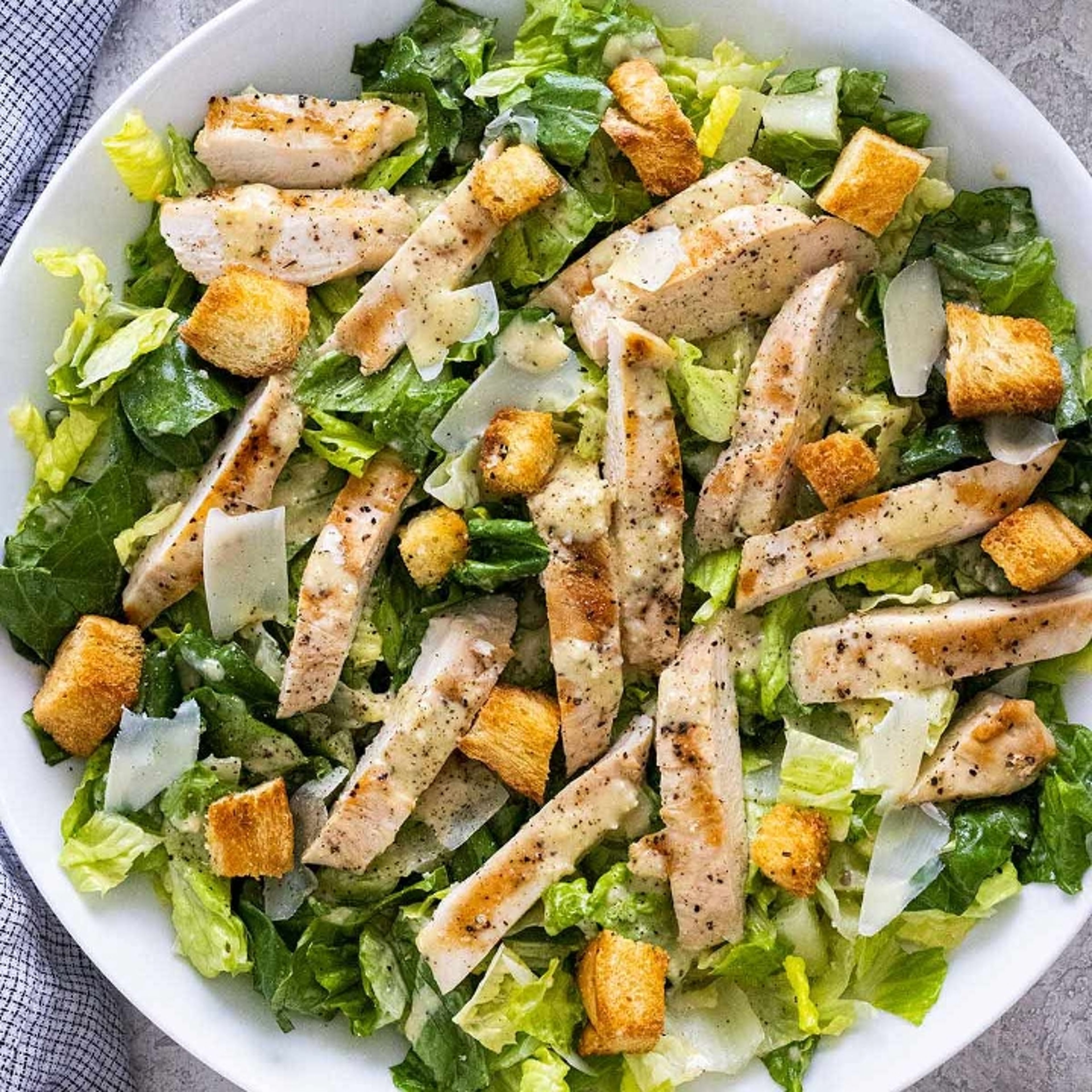 Caesar Salad with Chicken.