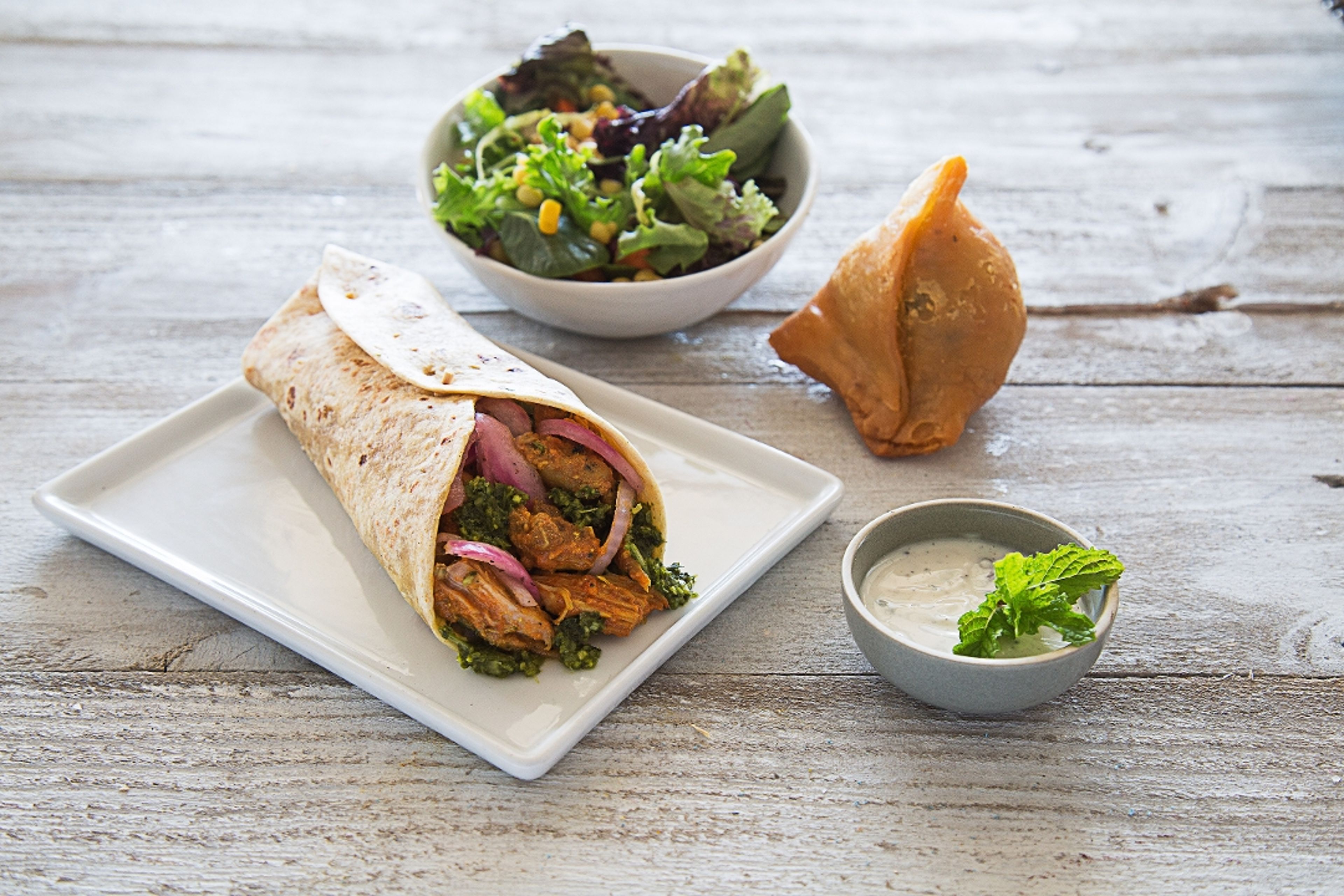 Kati Roll Boxed Meal.