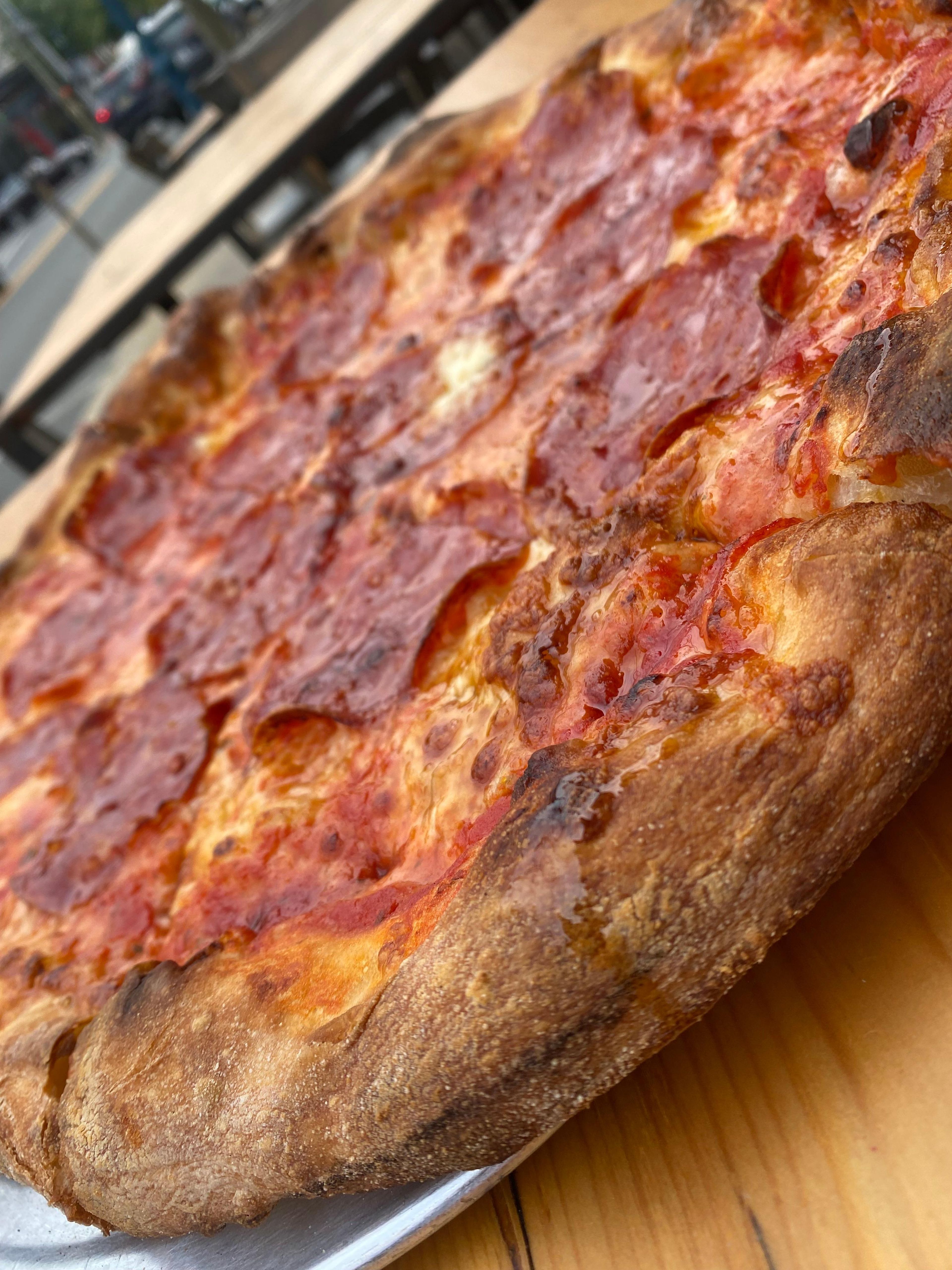 Round Soppressata Hot Honey Pizza small.