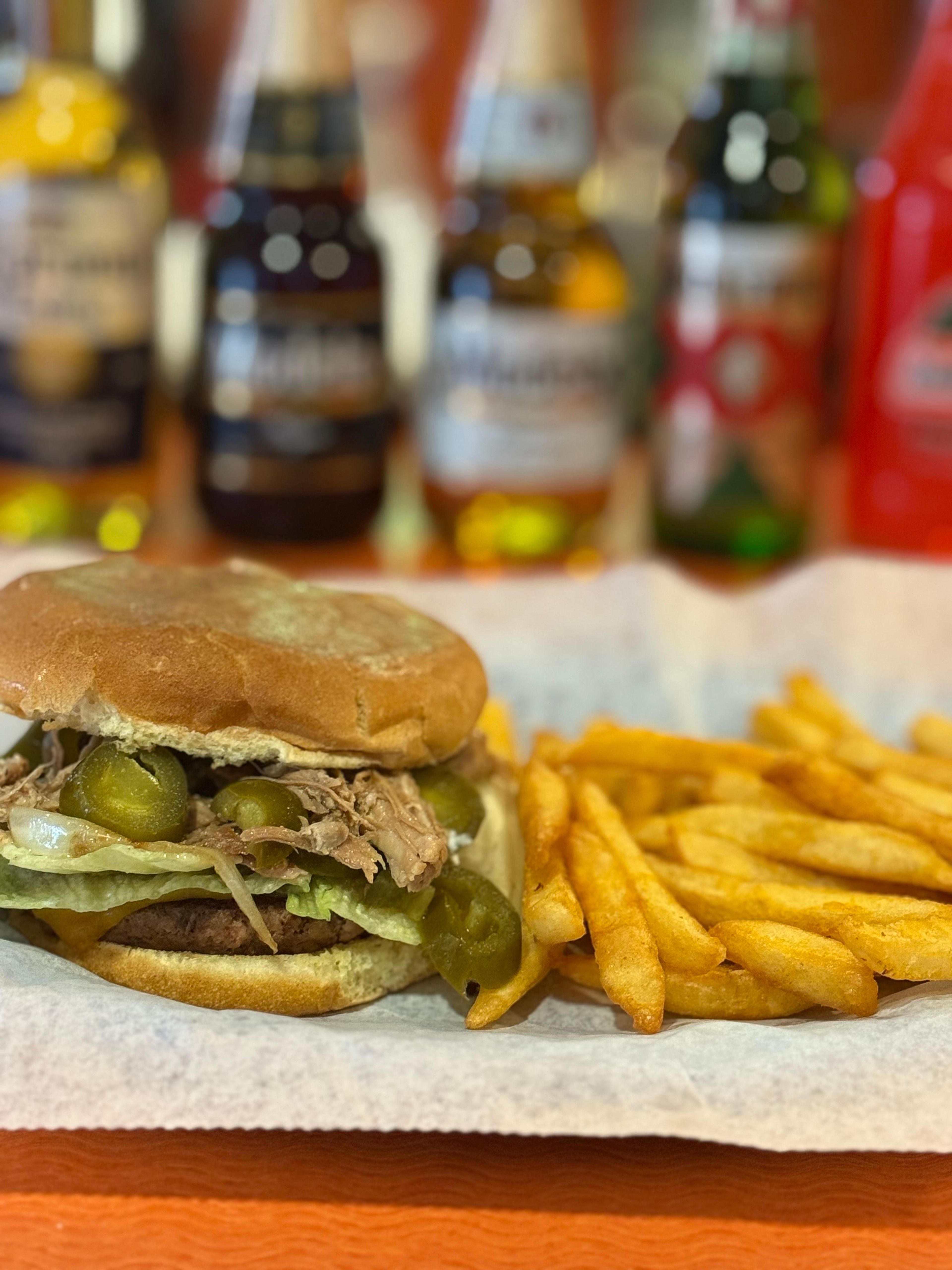 Mexican Hamburguesa.