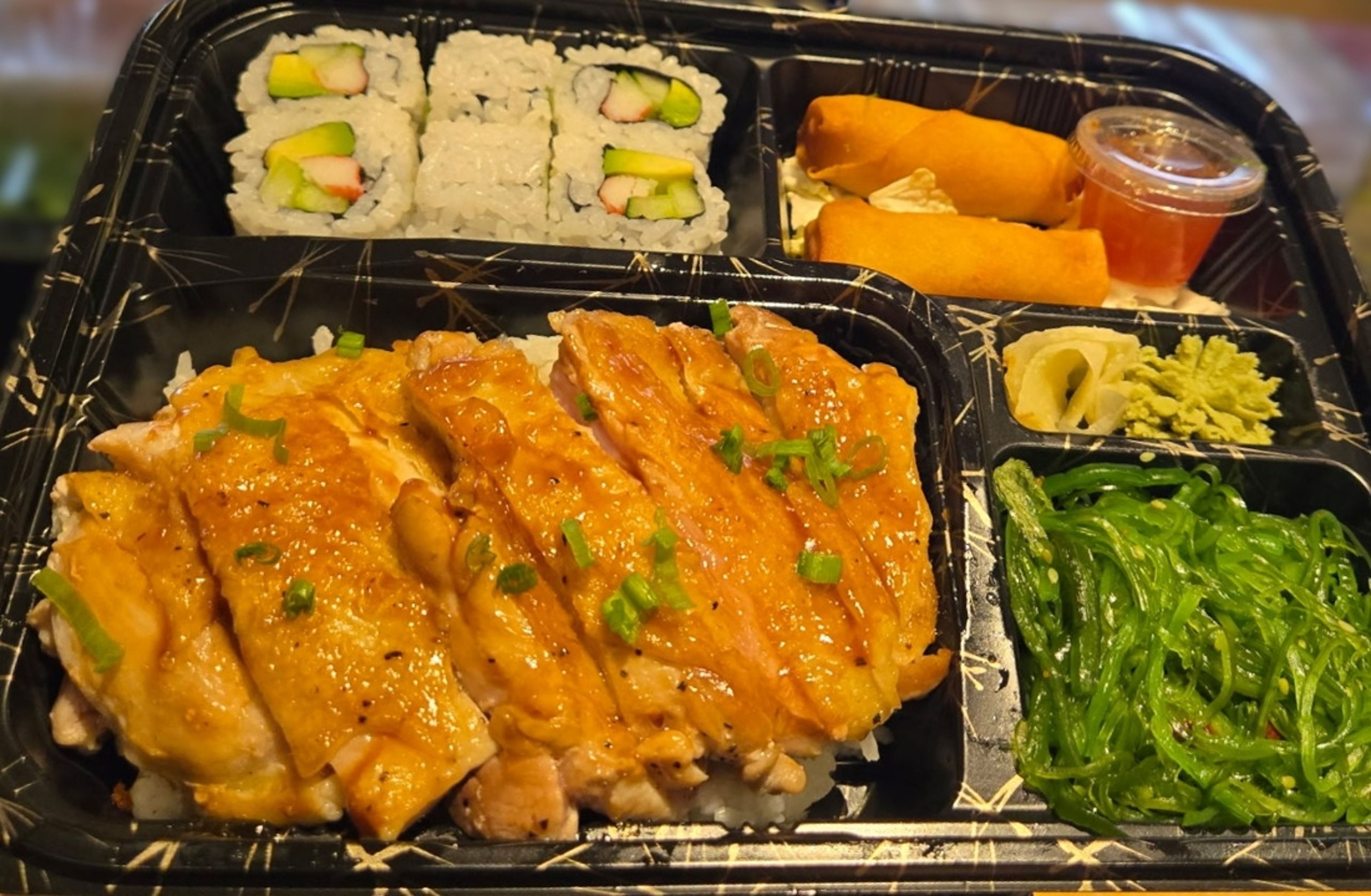 (L) Chicken Teriyaki.