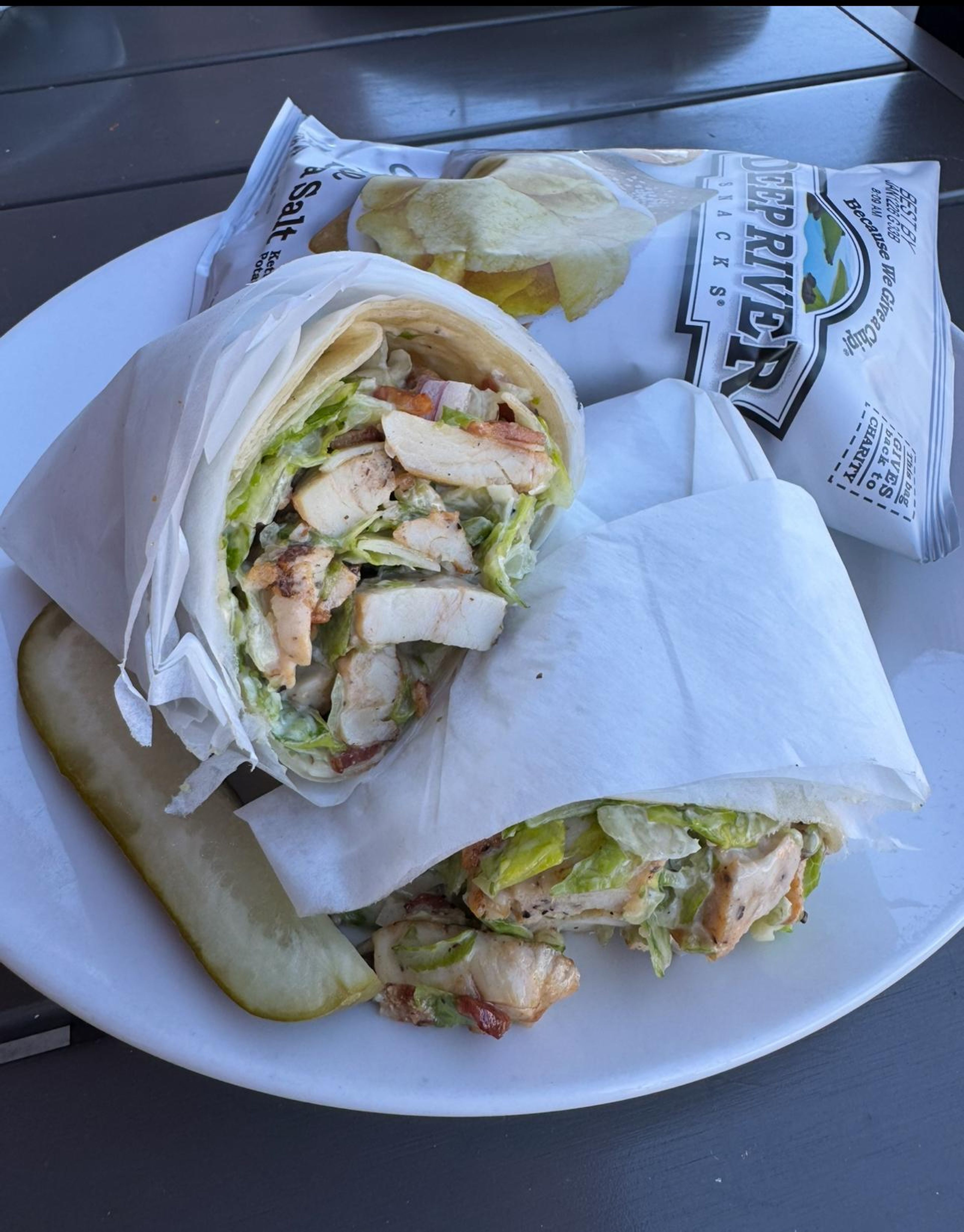 Chicken Caesar Wrap.