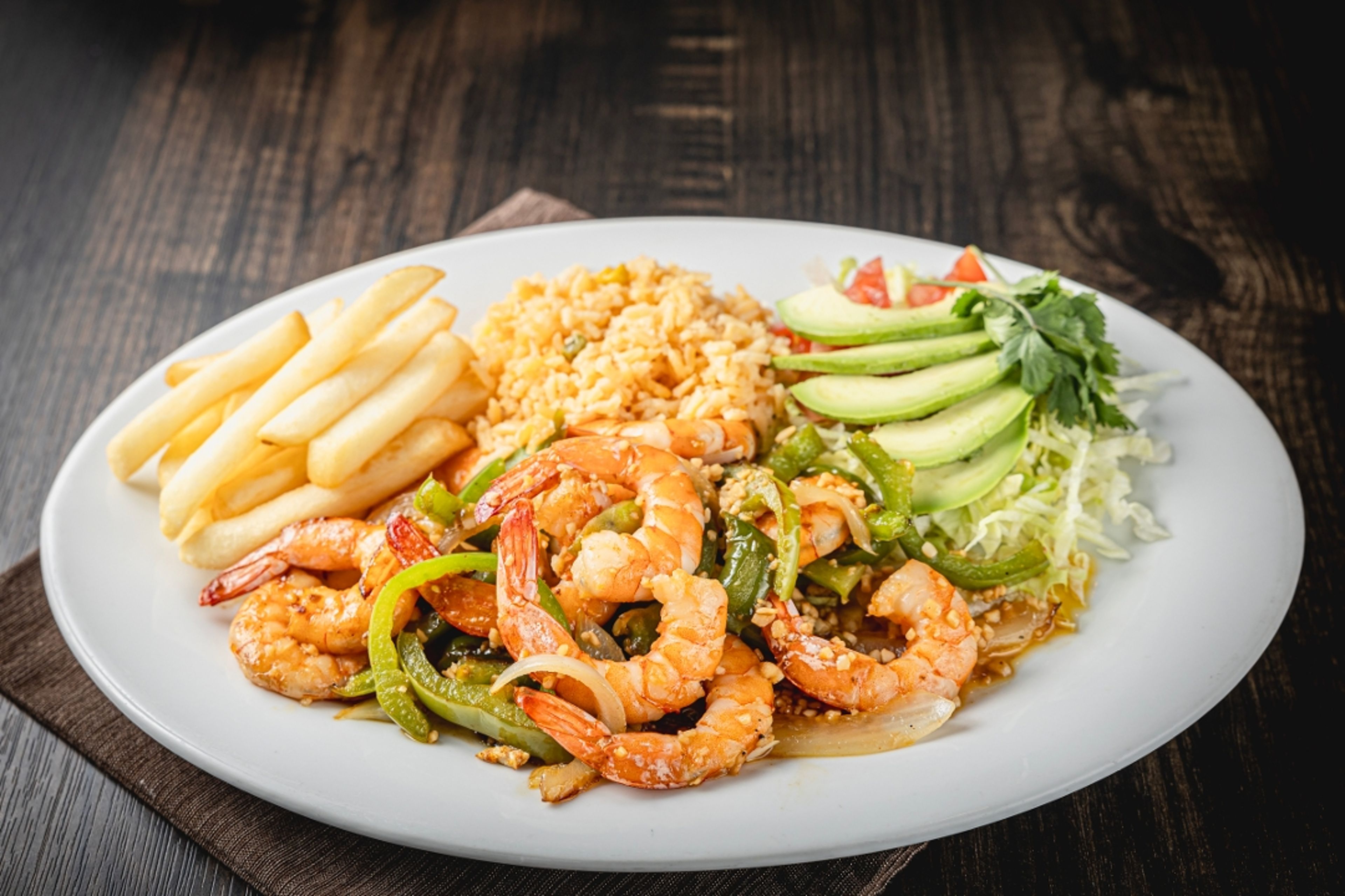 Camarones Al Mojo de Ajo.