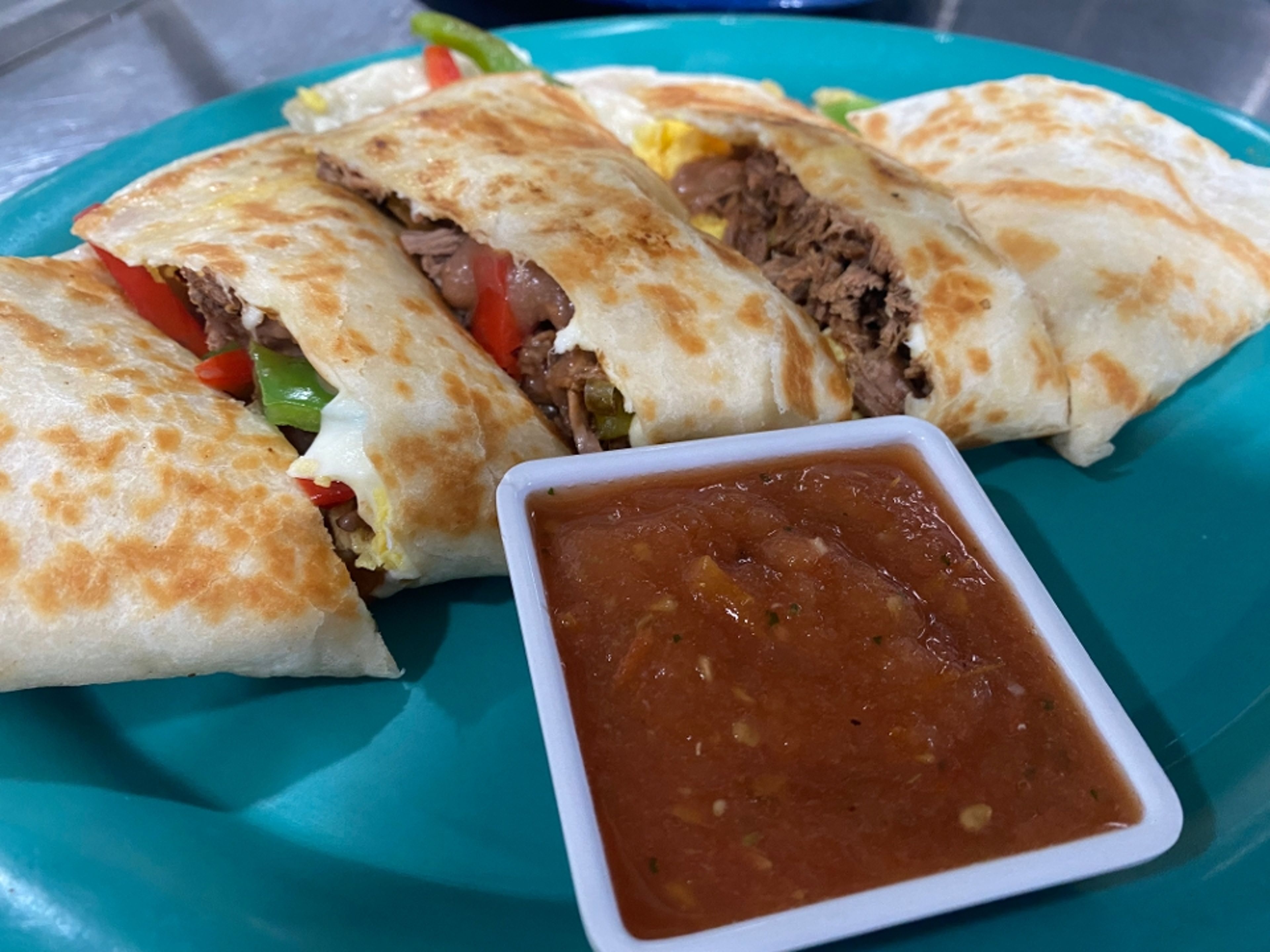 Barbacoa Quesadilla.