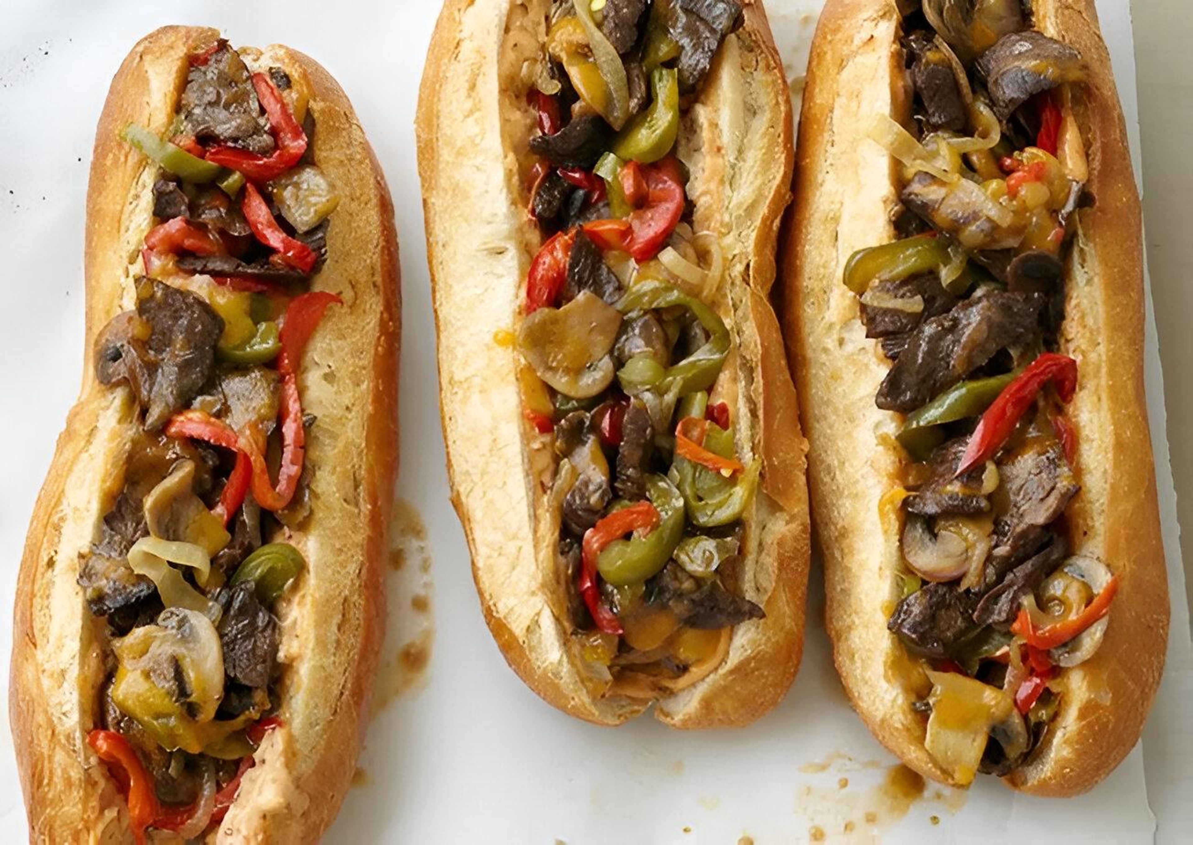 Steak pepper cheese sub.