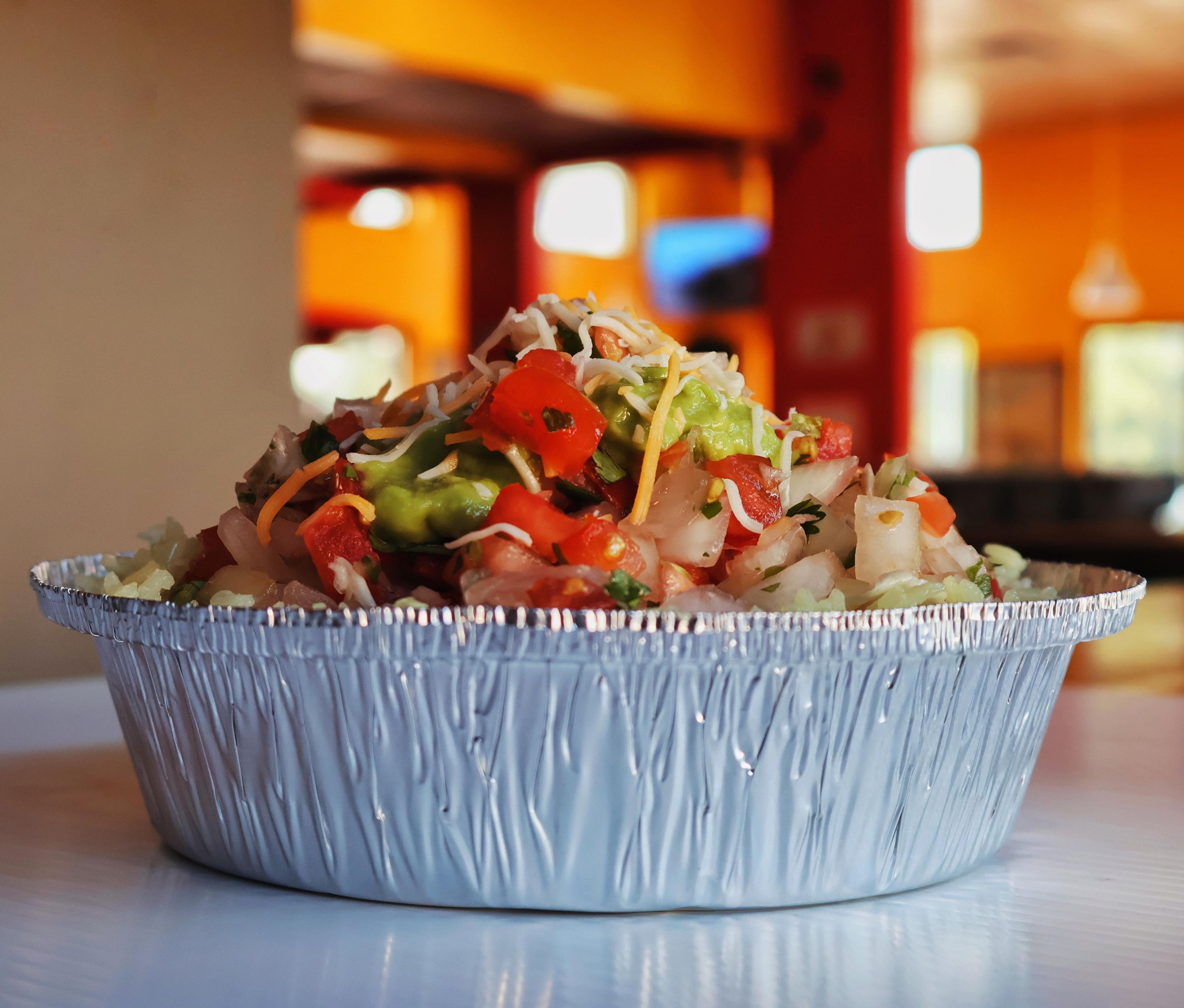 Grilled Fish Rice Bowl.
