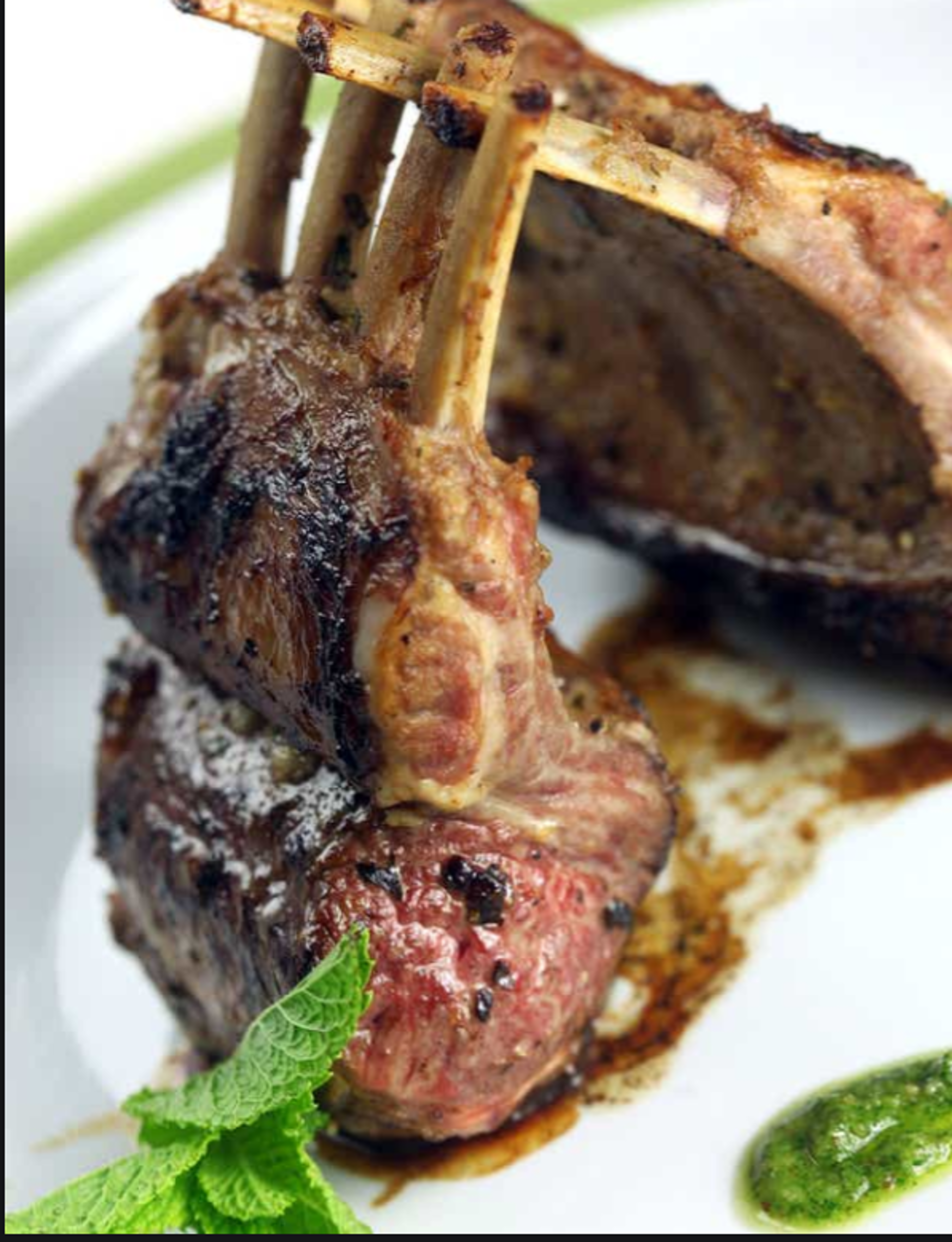 Lamb Chops Grilled.