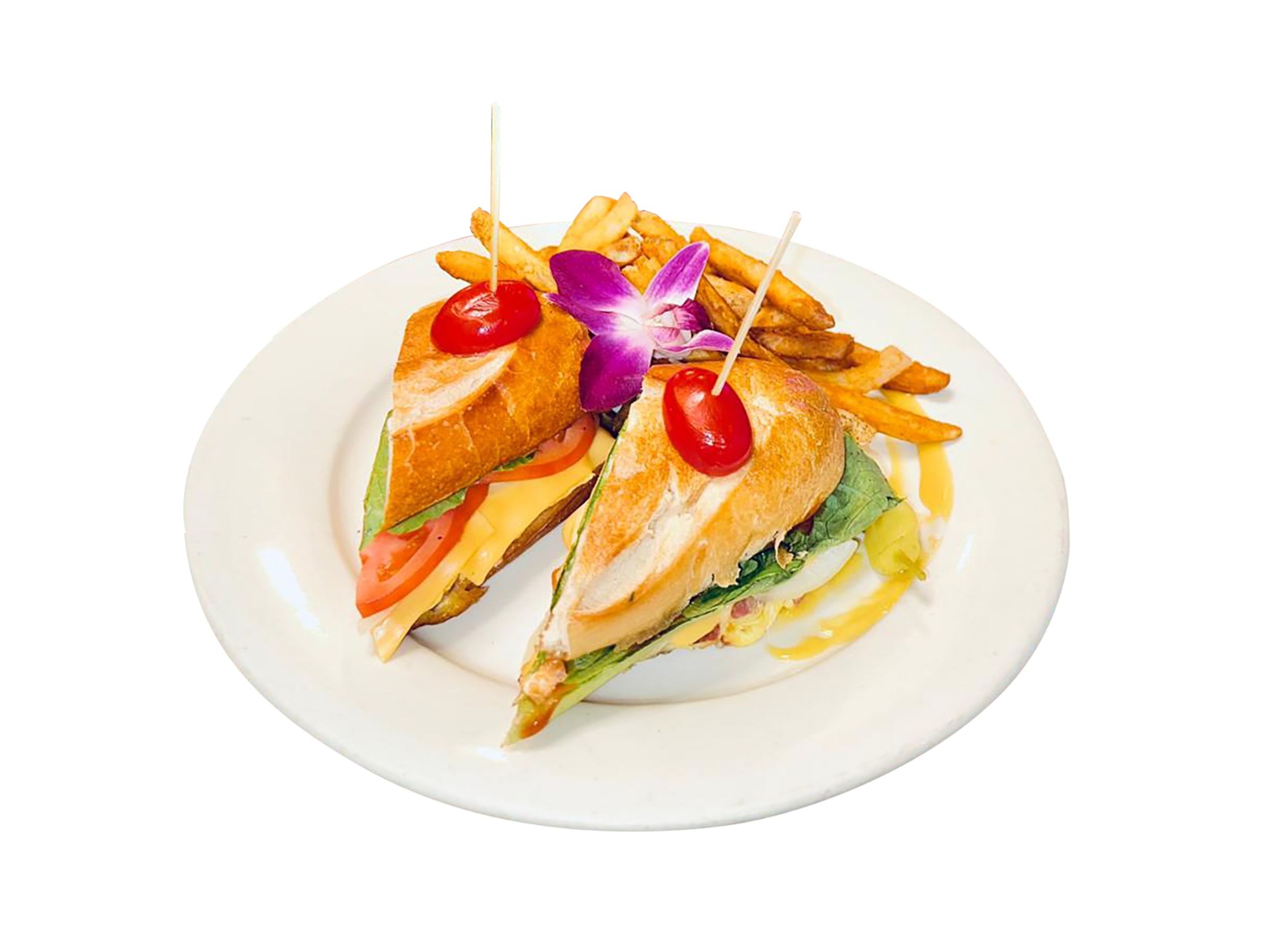 Caridad Brekfast Sandwich (Domincan Egg, Salami, cheese Sandwich).