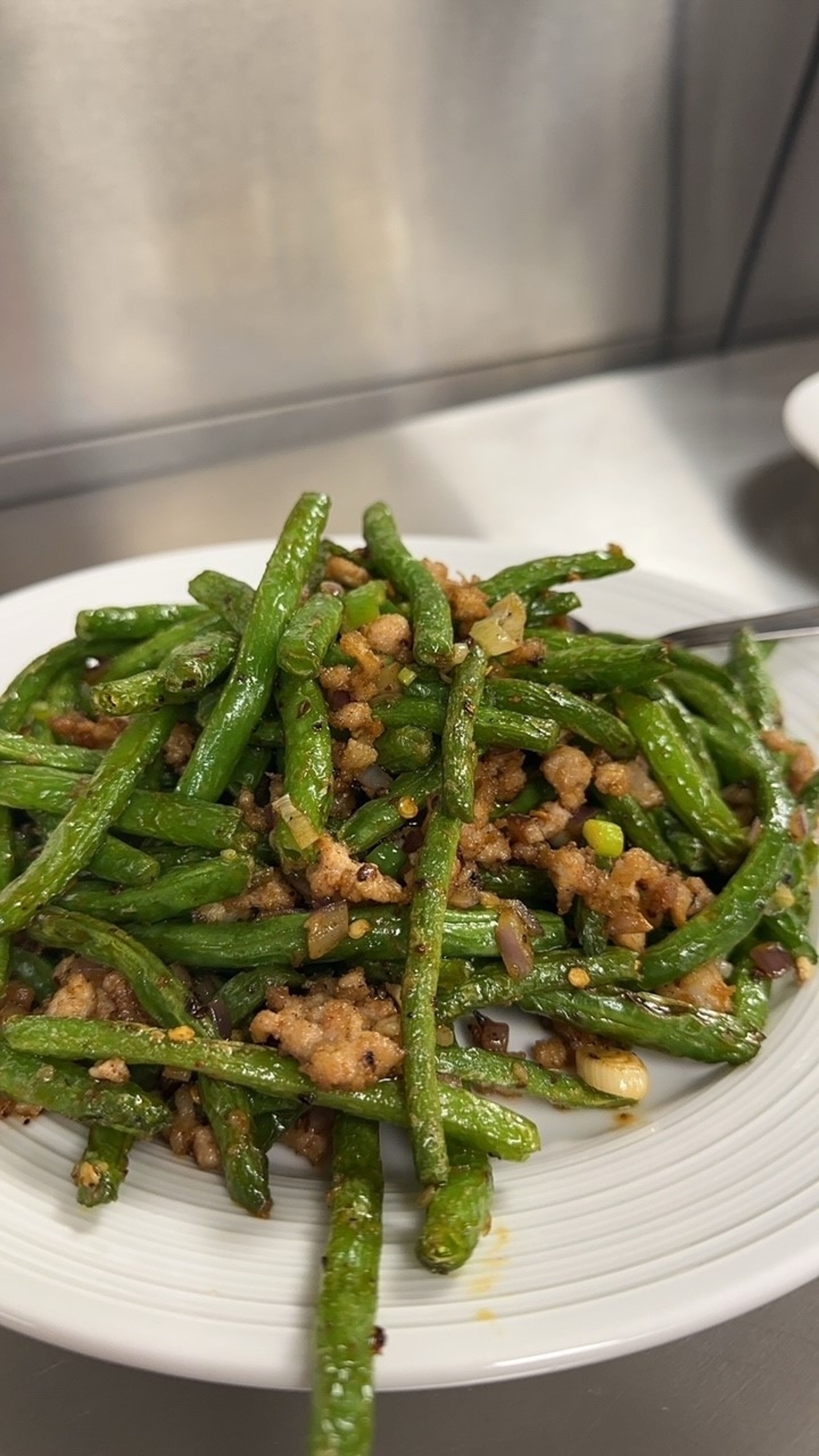 Spicy String Bean (Meat).