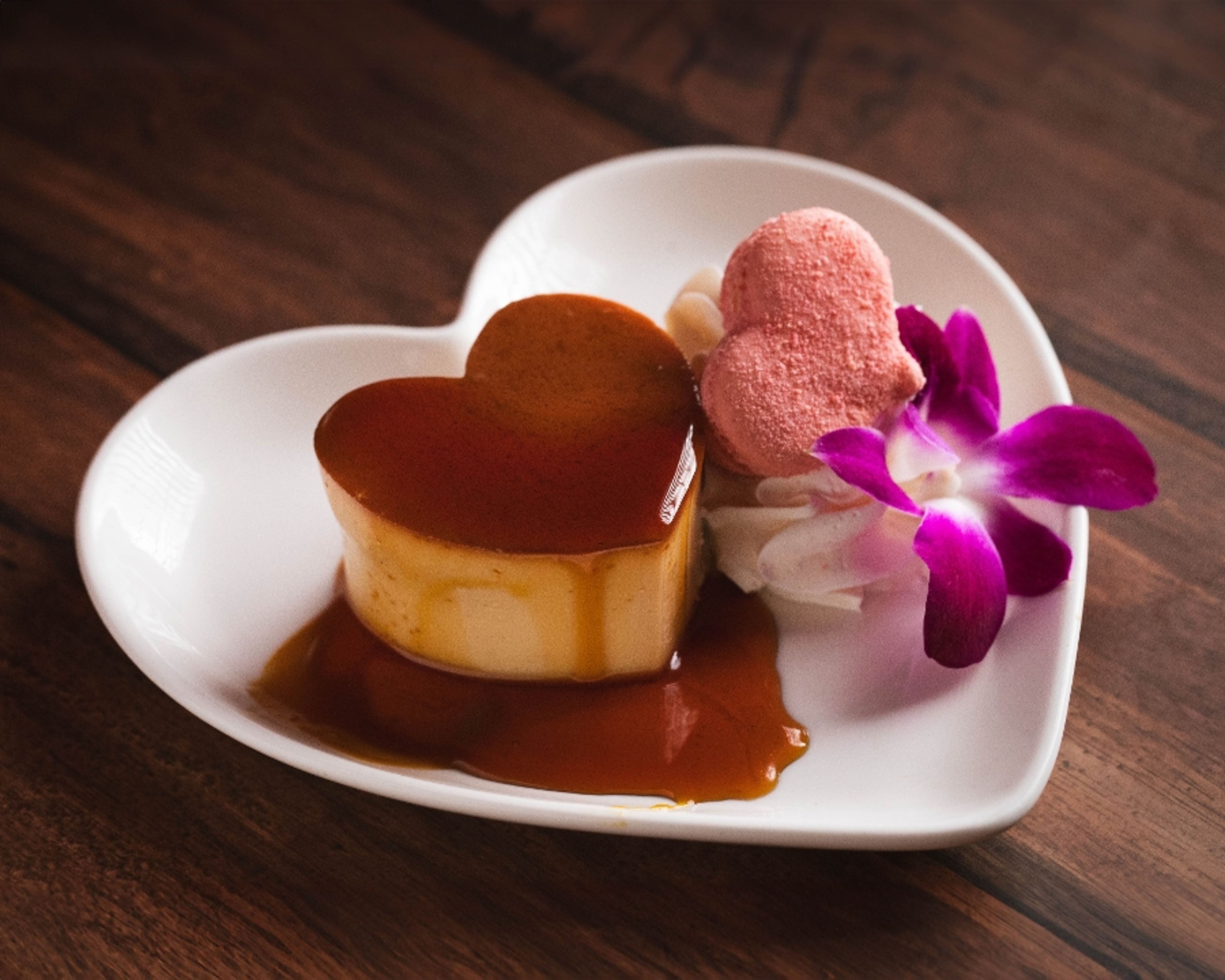 "Our famous Flan".