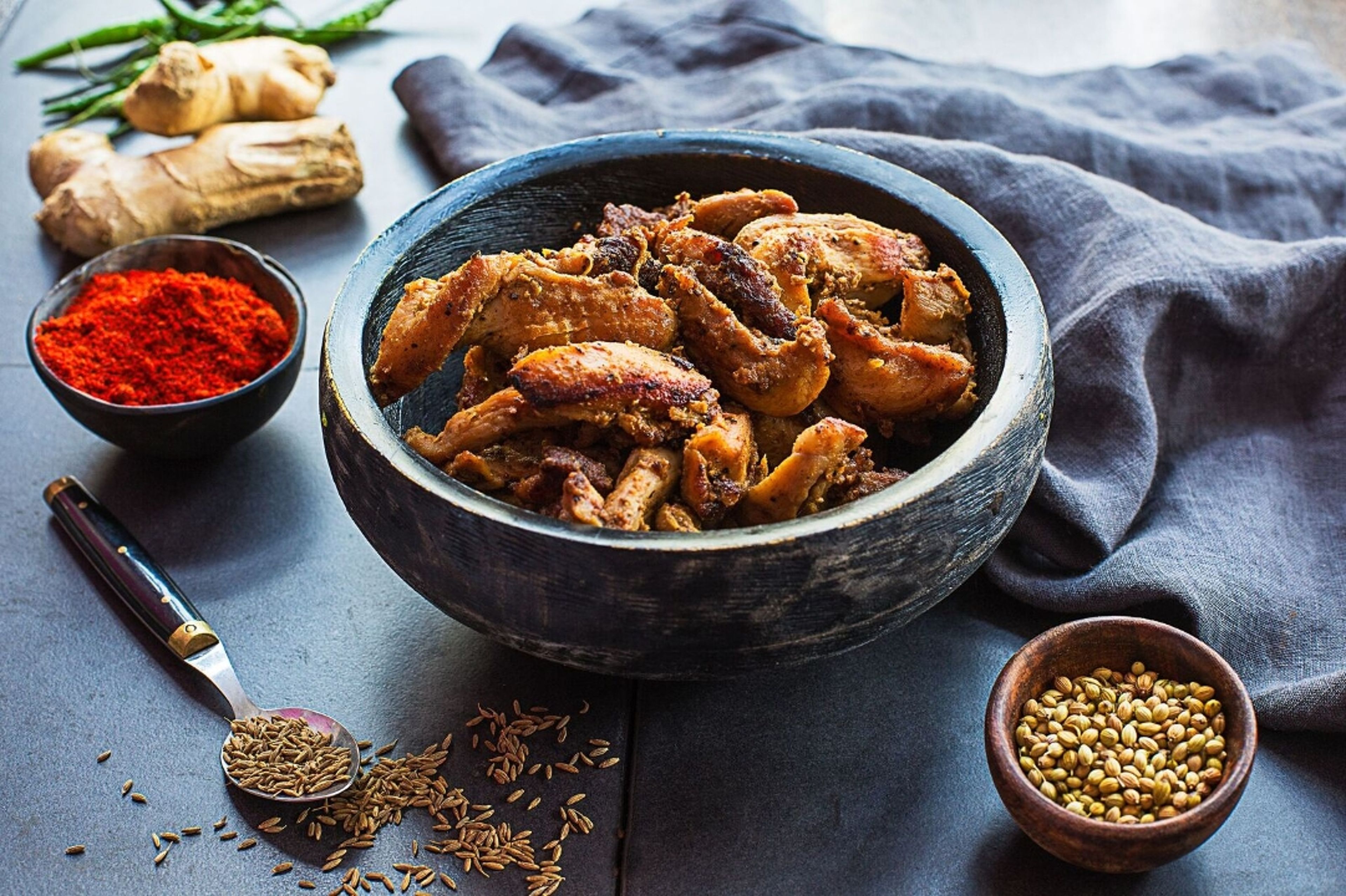 Grilled Chicken Tikka | df, gf.