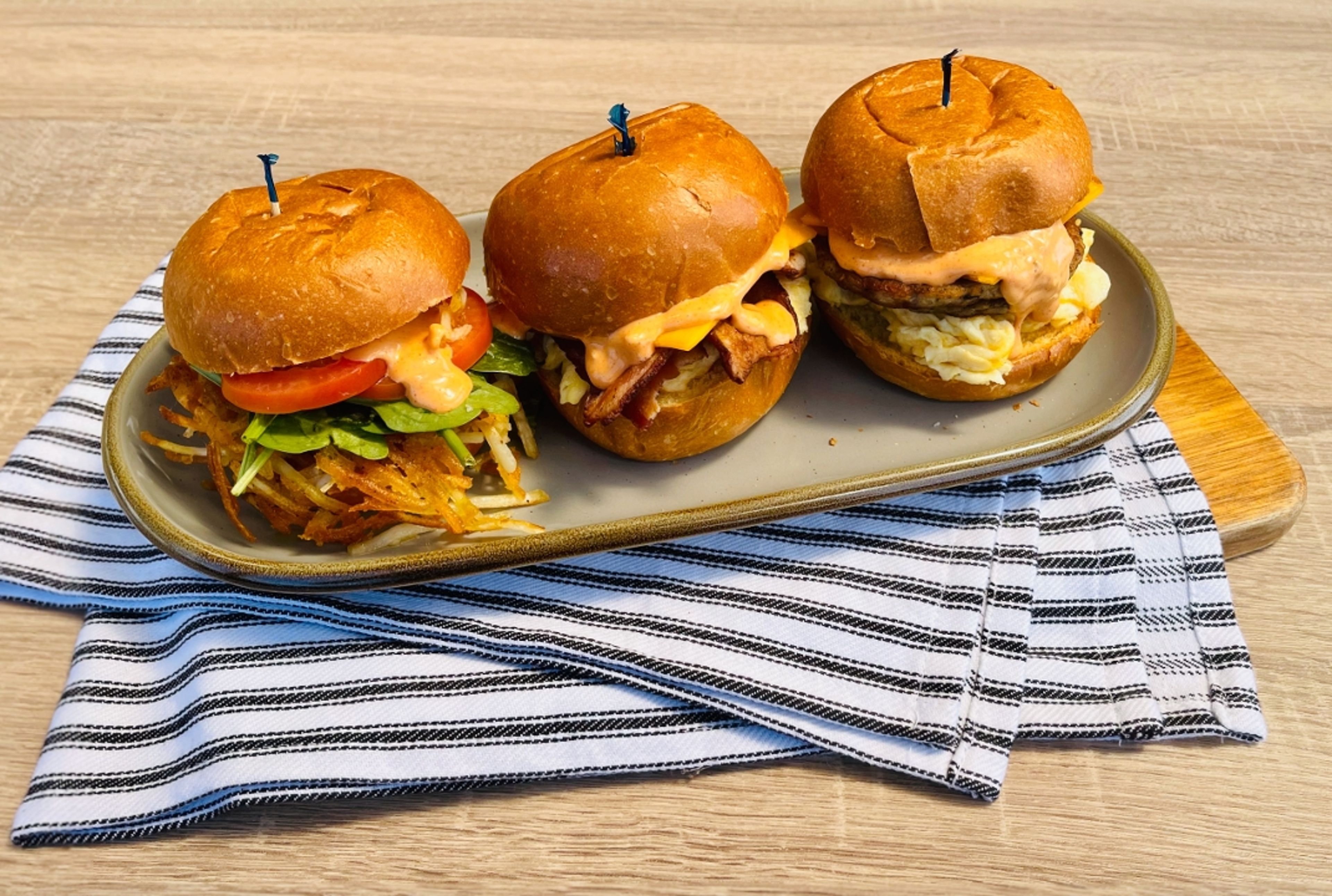 Brioche Breakfast Sliders (6 qty).