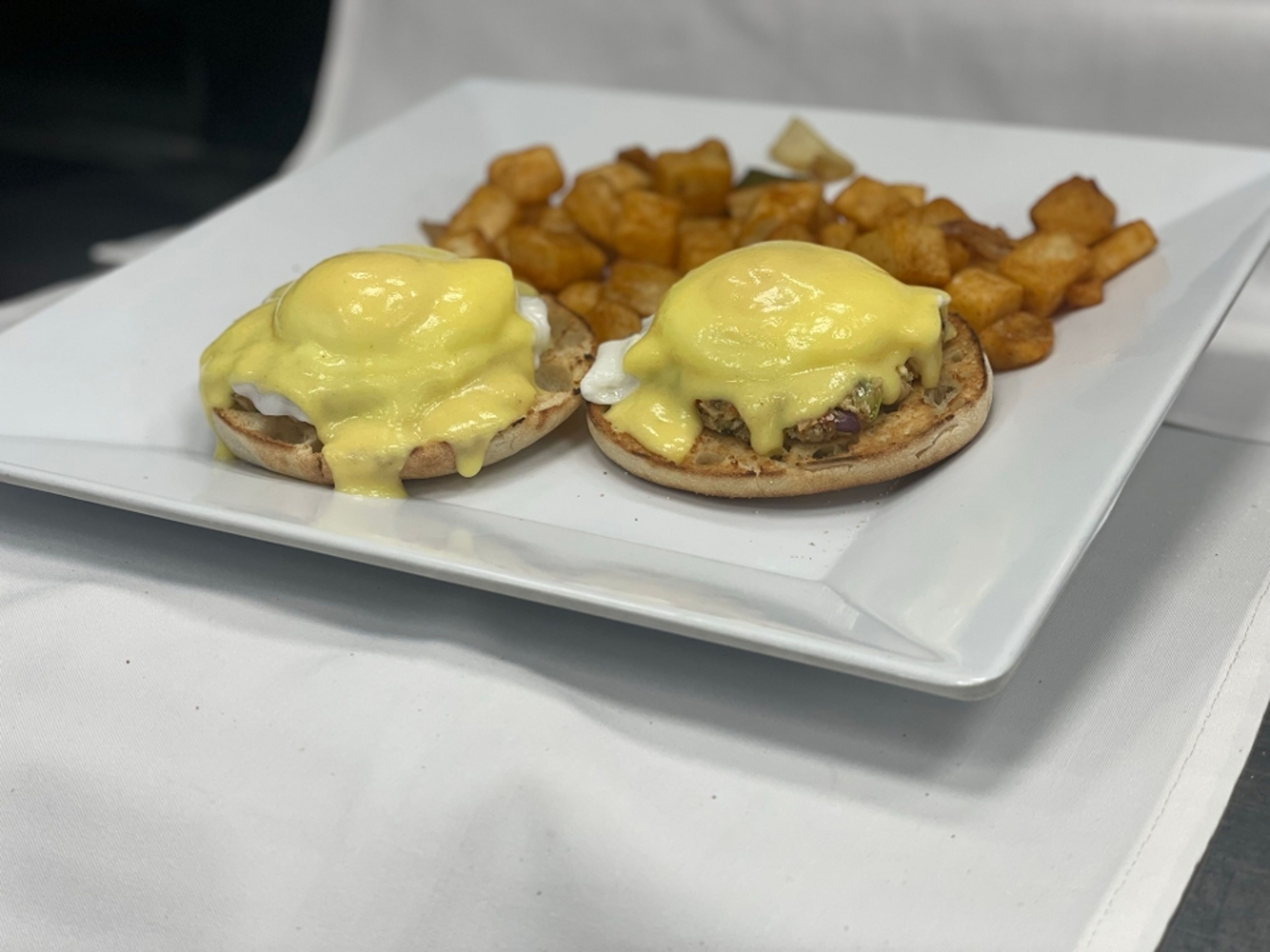Maryland Crab Cake Benedict.
