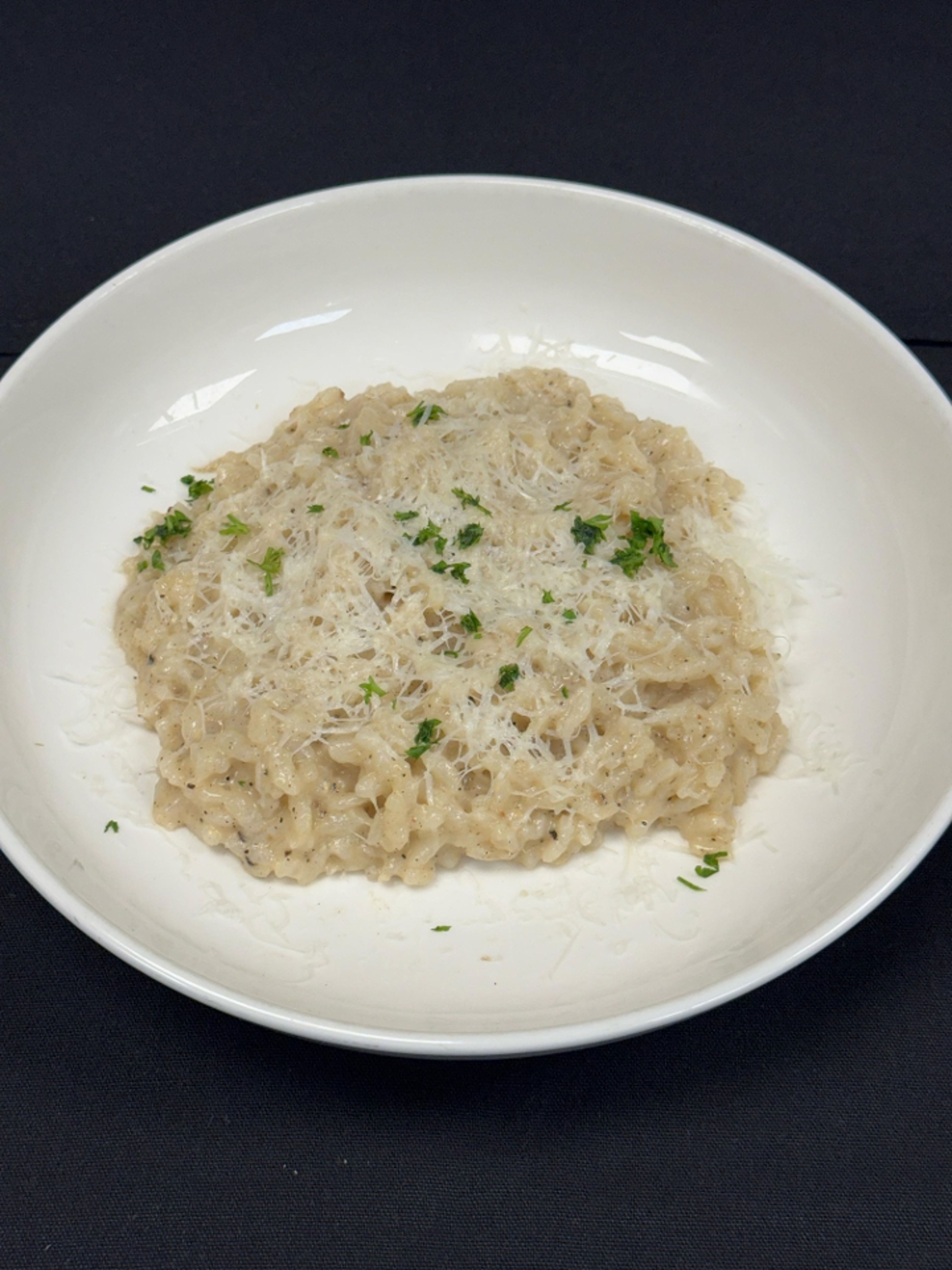 Risotto Cacio E Pepe.