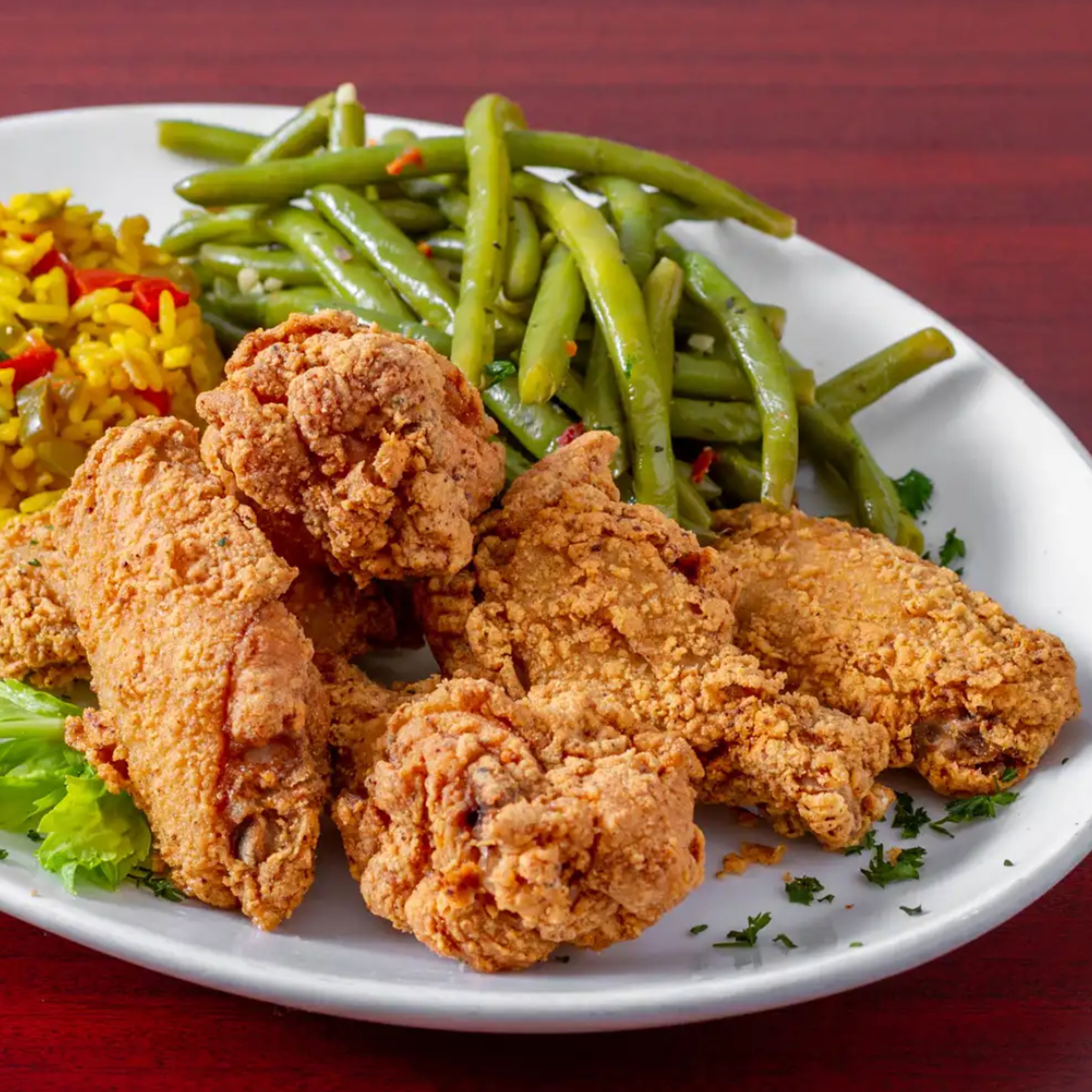 Southern Fried Chicken Platter.