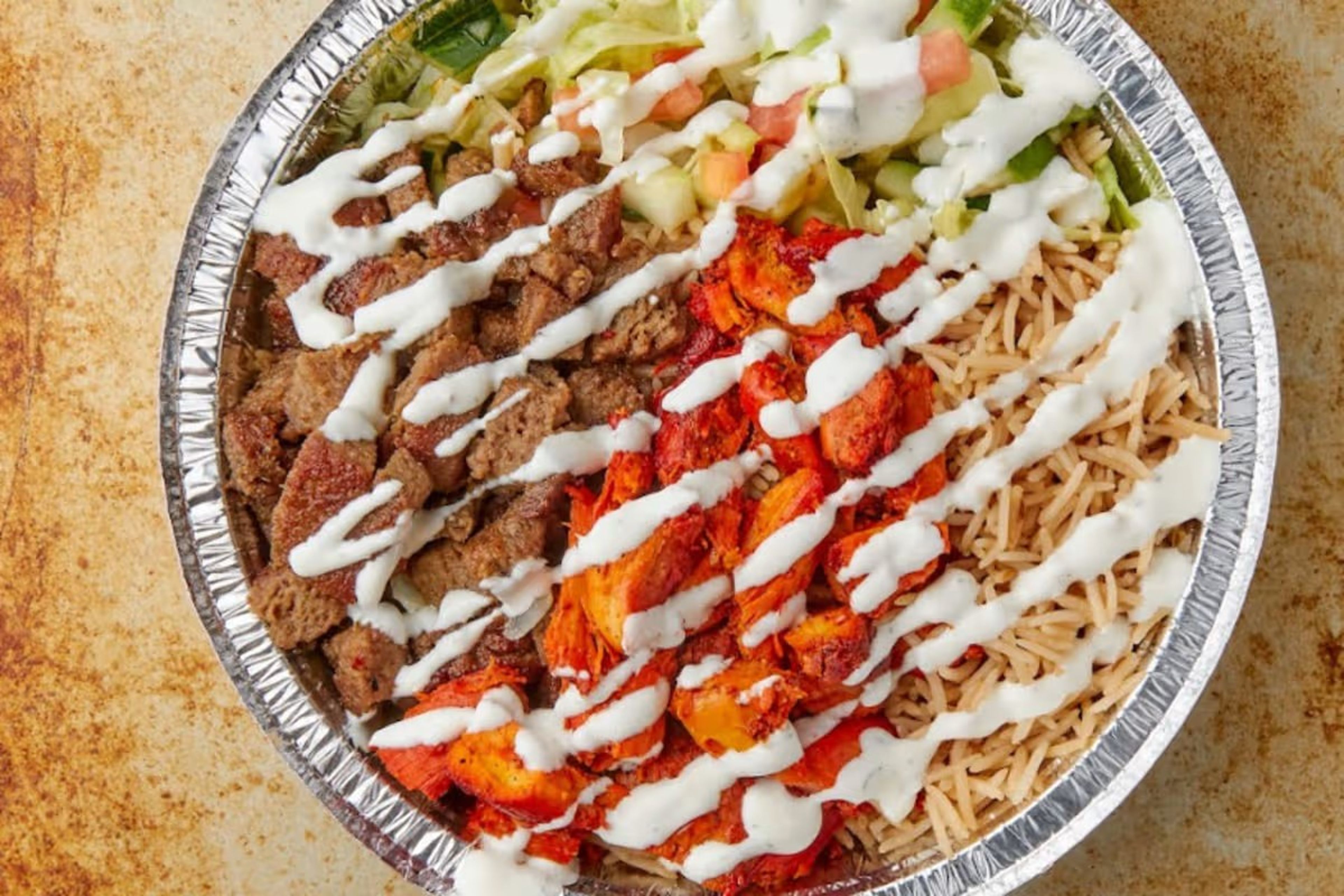 NY Style Gyro Bowl With Rice.