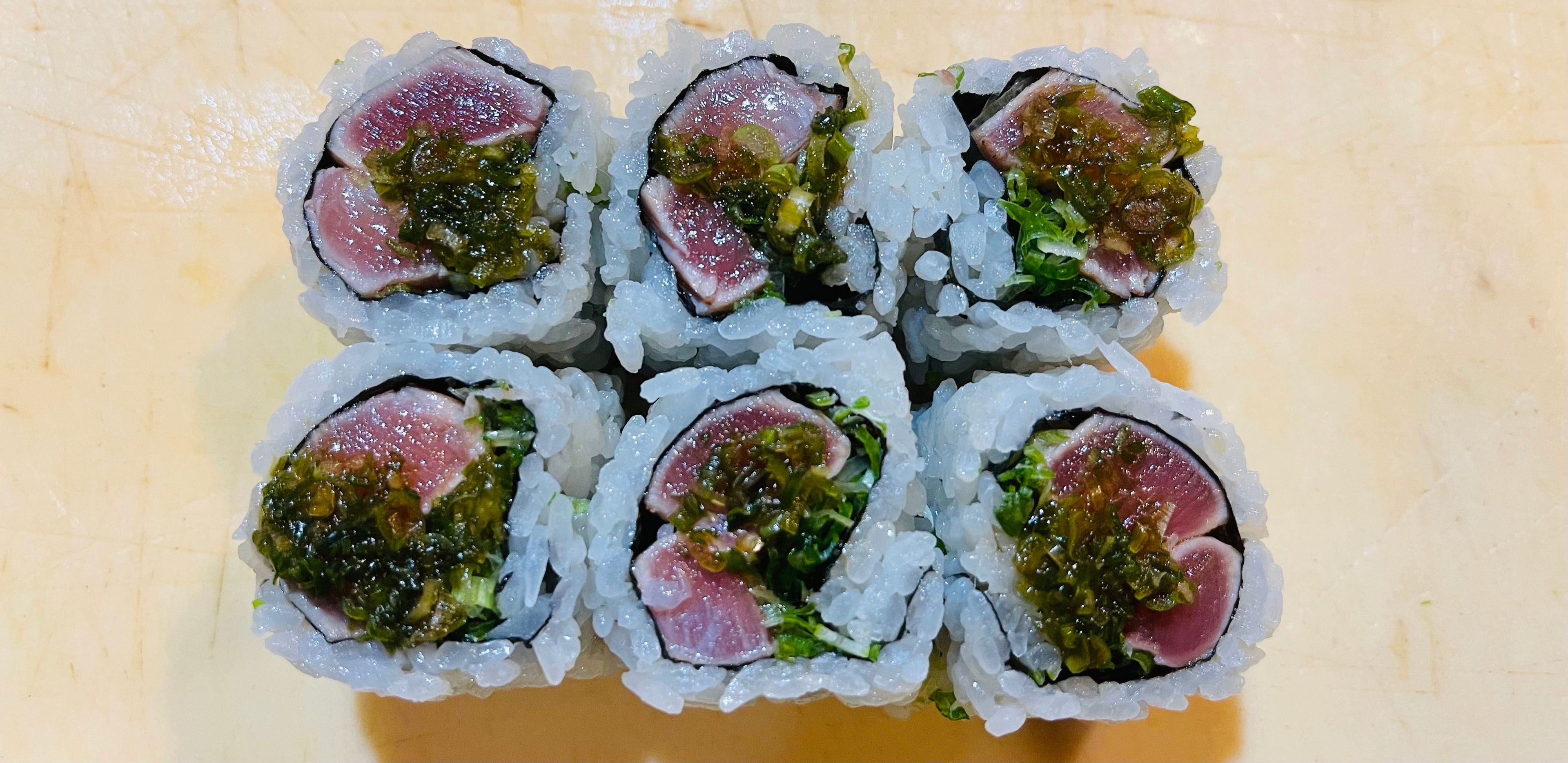 Seared Tuna Roll.