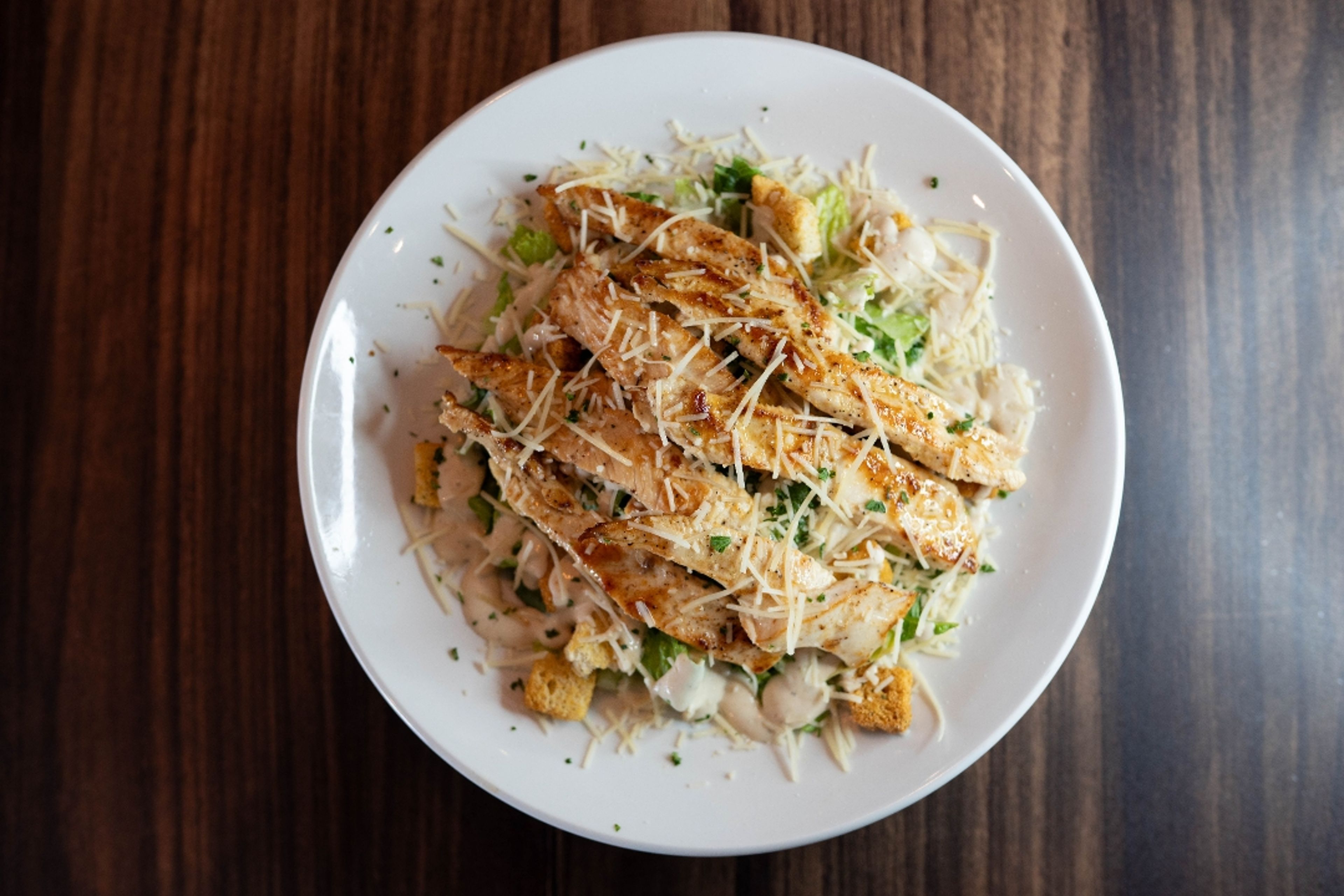 Chicken Caesar Salad.