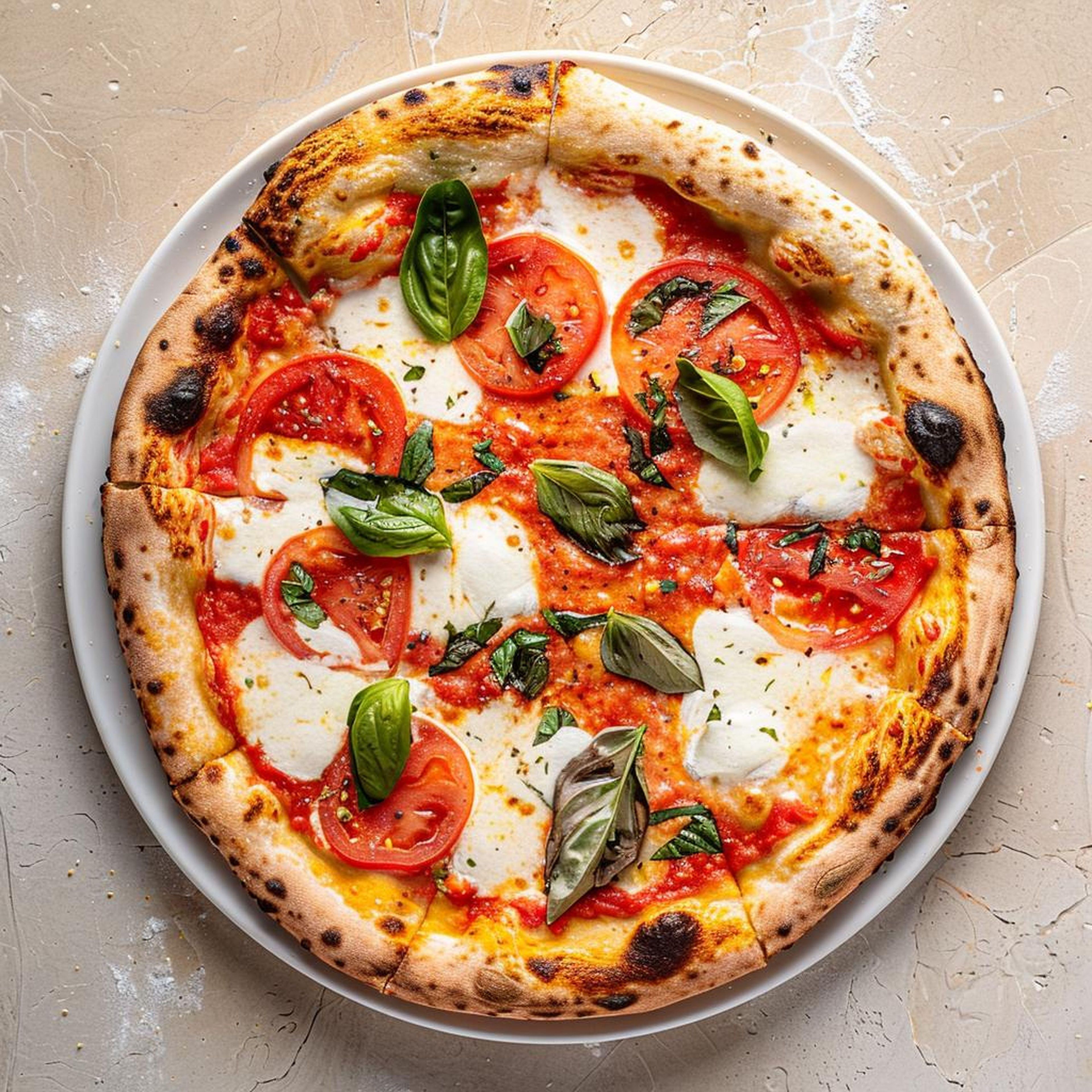 Rita's Margherita Pizza.