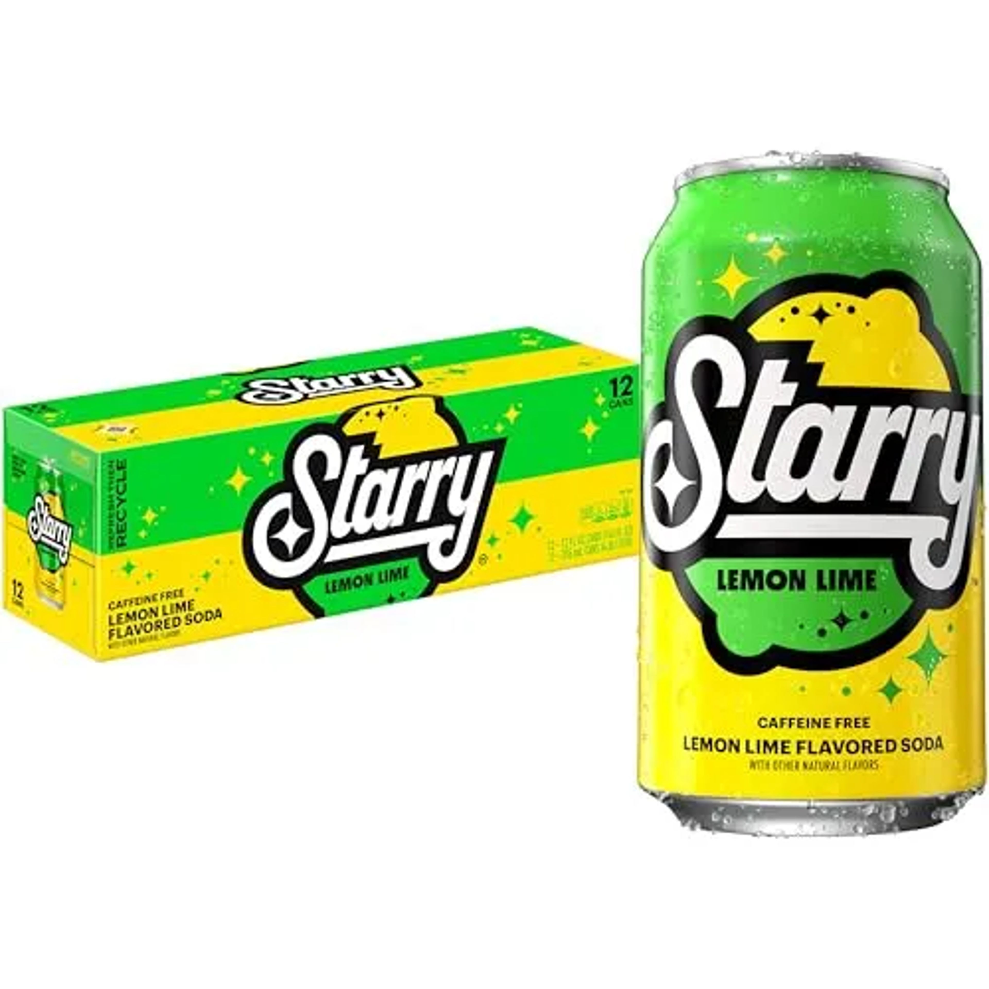 Starry can 12oz SODA.