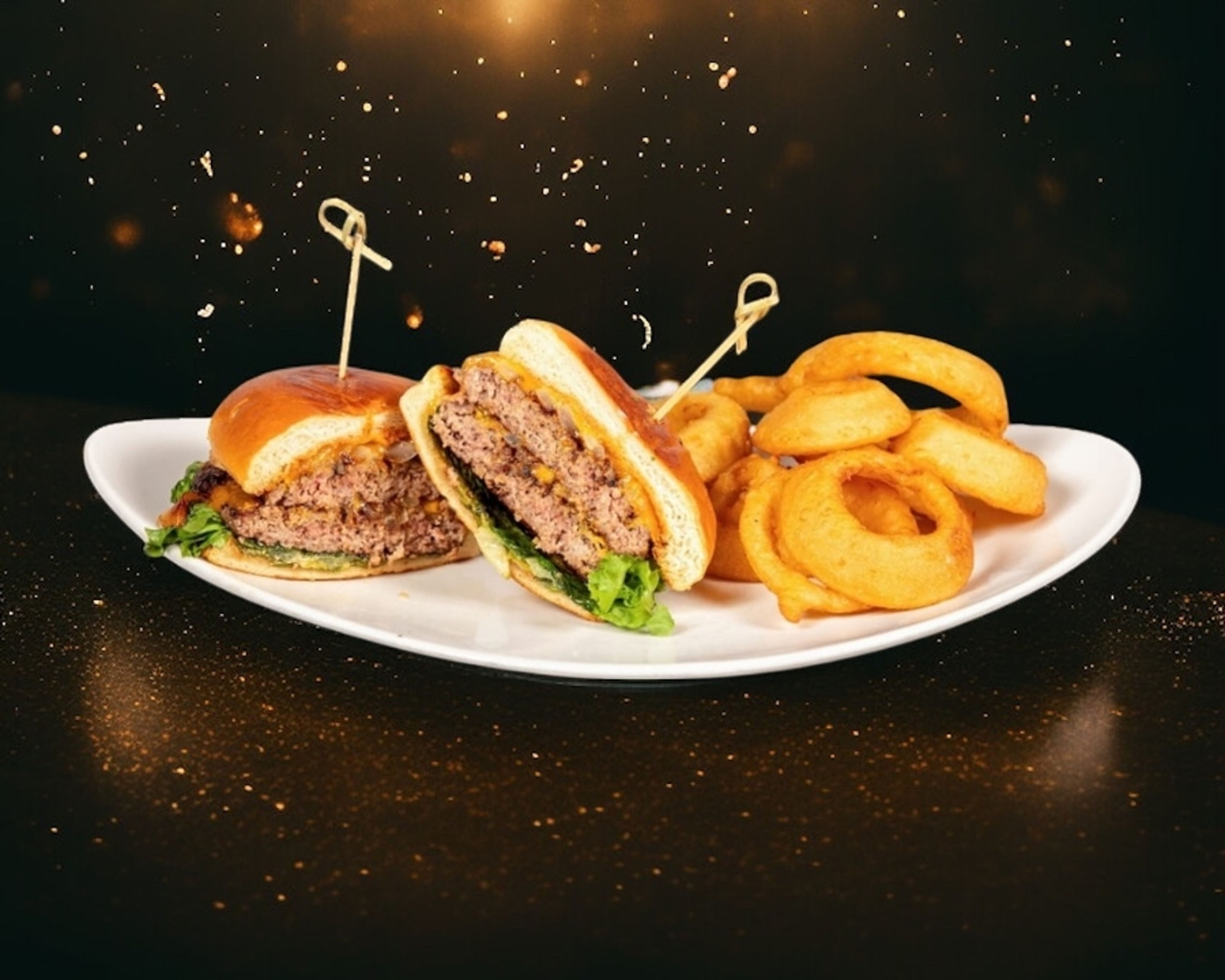 Double Smashed Wagyu Burger.