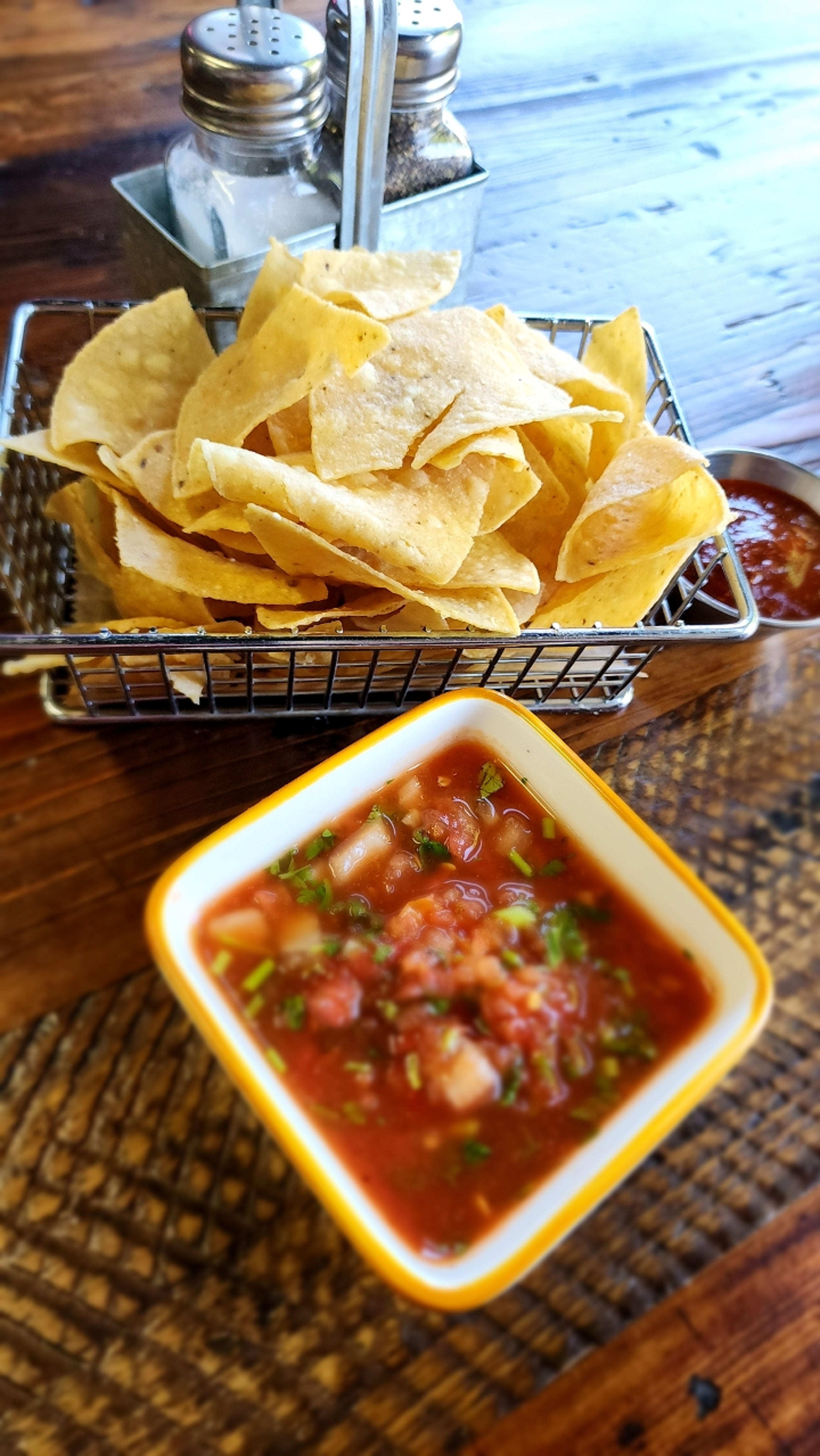 Chips + 4oz Salsa.