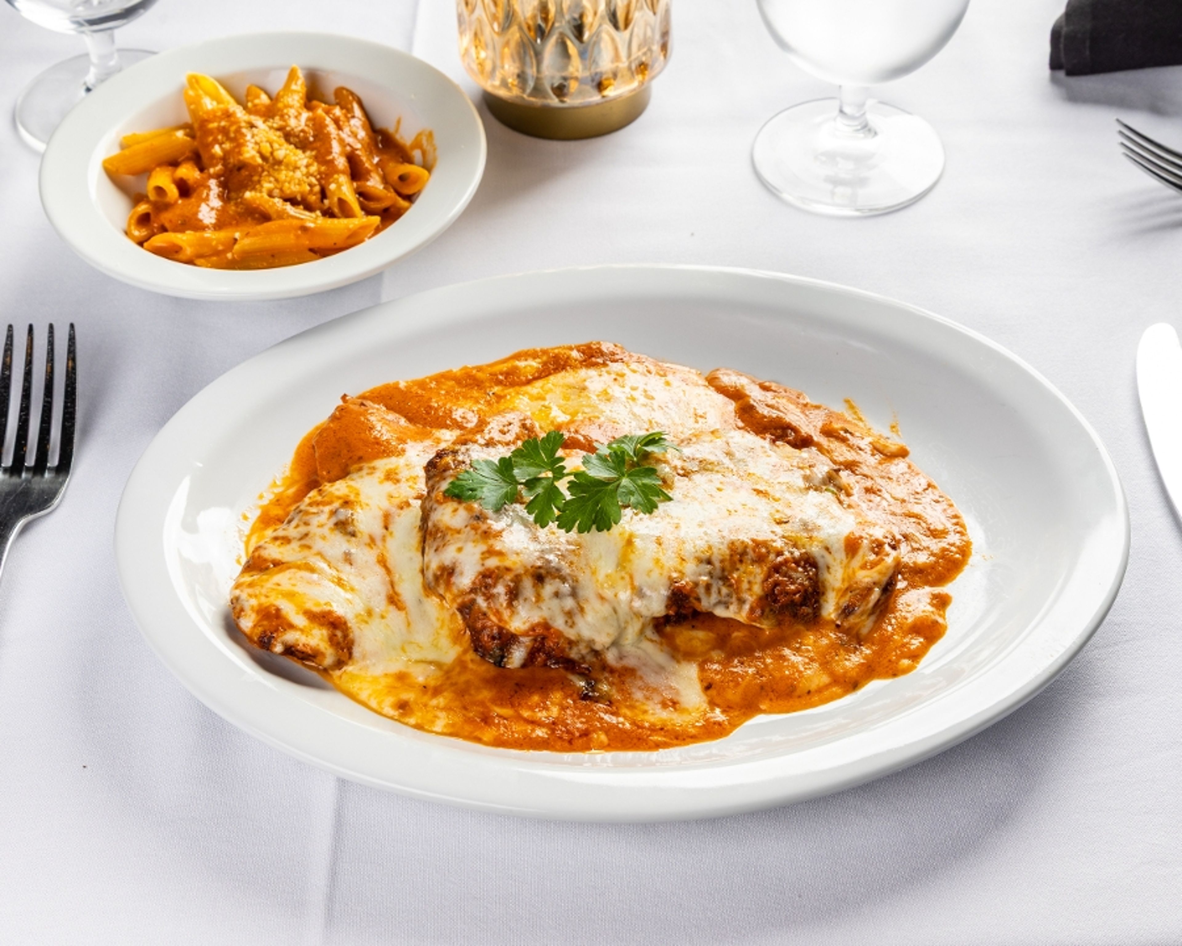 Chicken Parmigiana Deluca's.