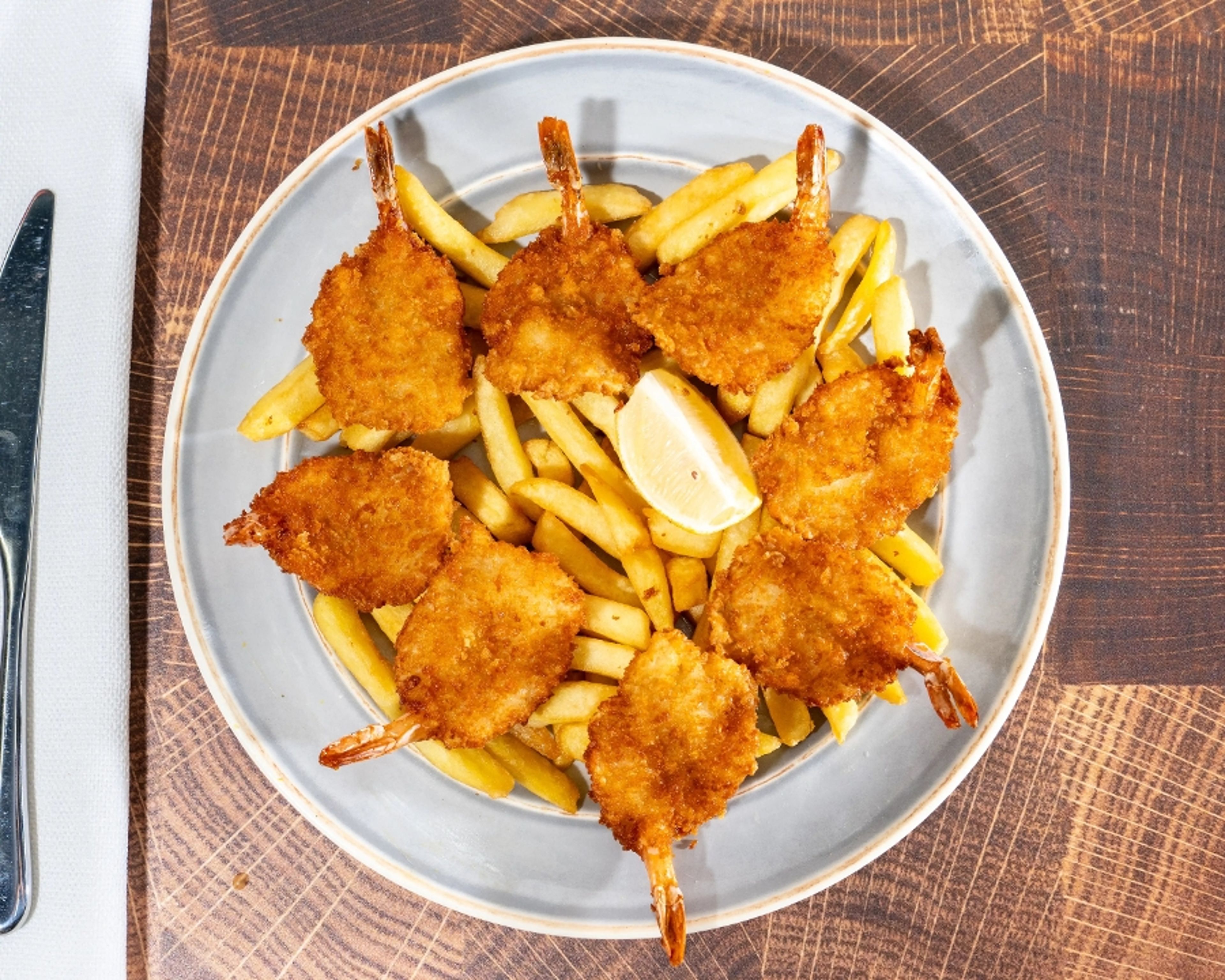 Fried Shrimp Platter.